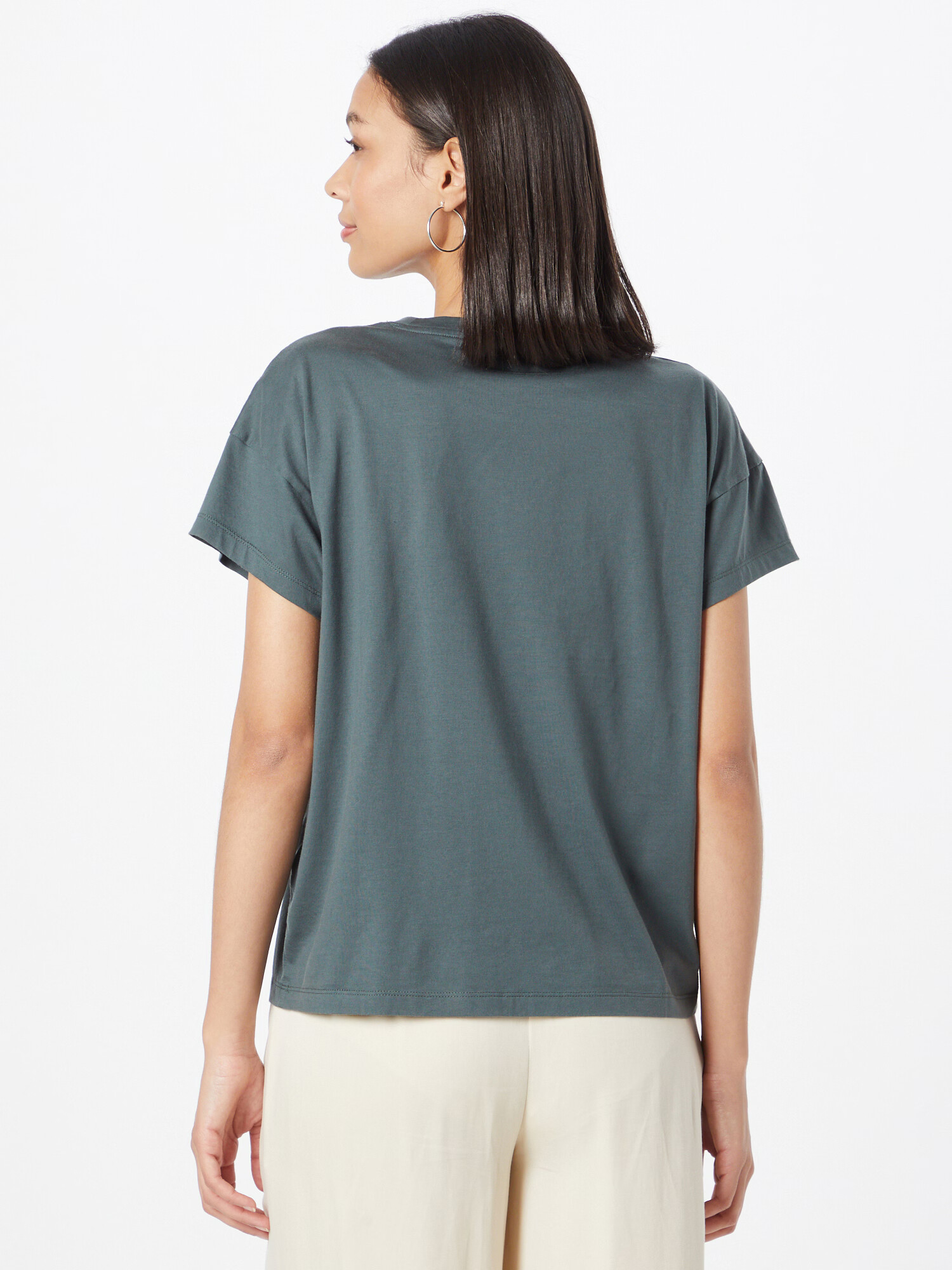 Banana Republic Tricou verde smarald / negru - Pled.ro