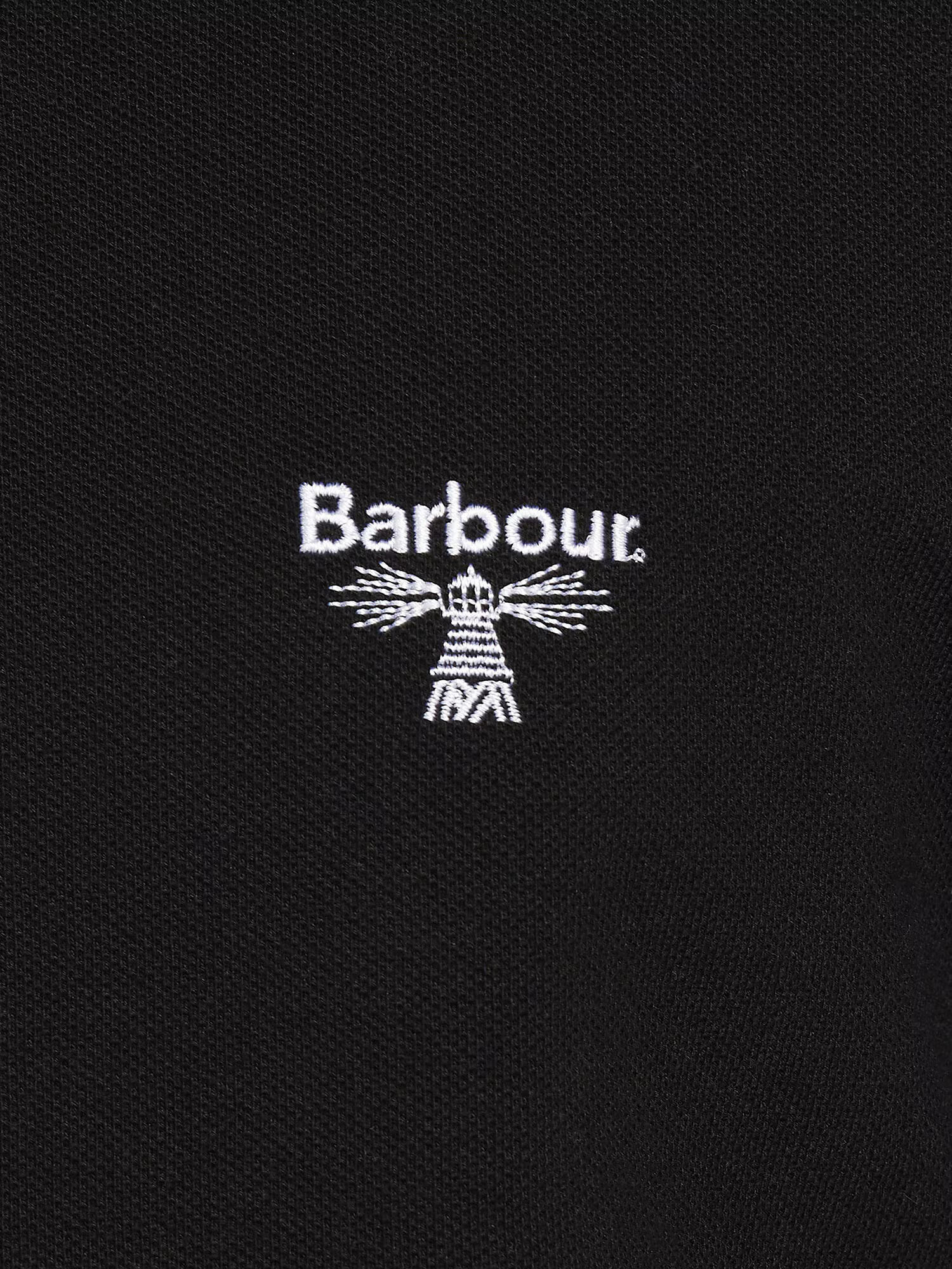 Barbour Beacon Tricou negru / alb - Pled.ro