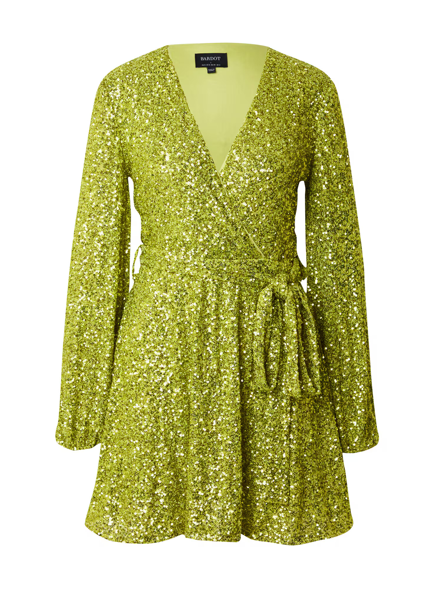 Bardot Rochie de cocktail 'BAROL' verde kiwi - Pled.ro