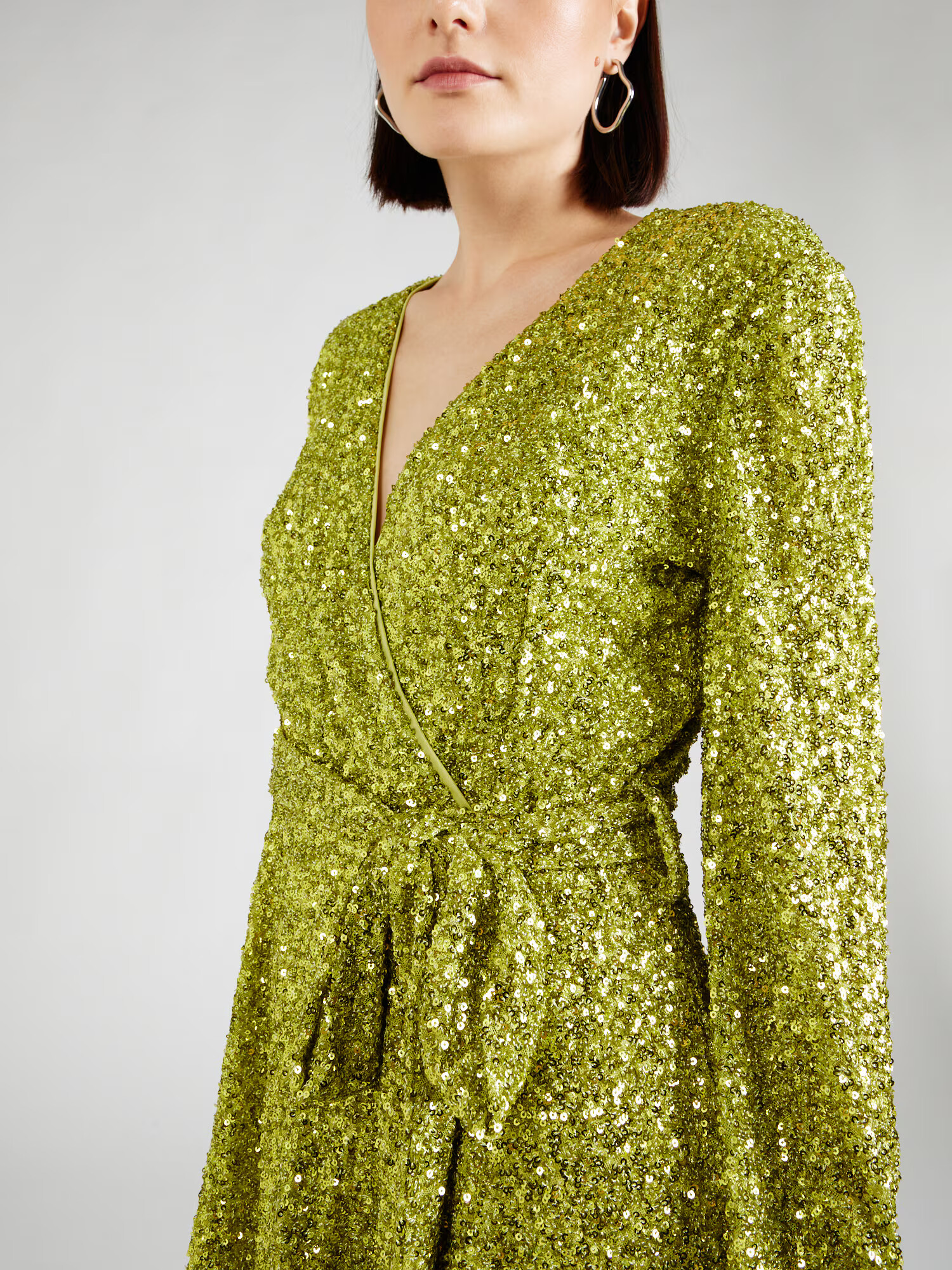 Bardot Rochie de cocktail 'BAROL' verde kiwi - Pled.ro