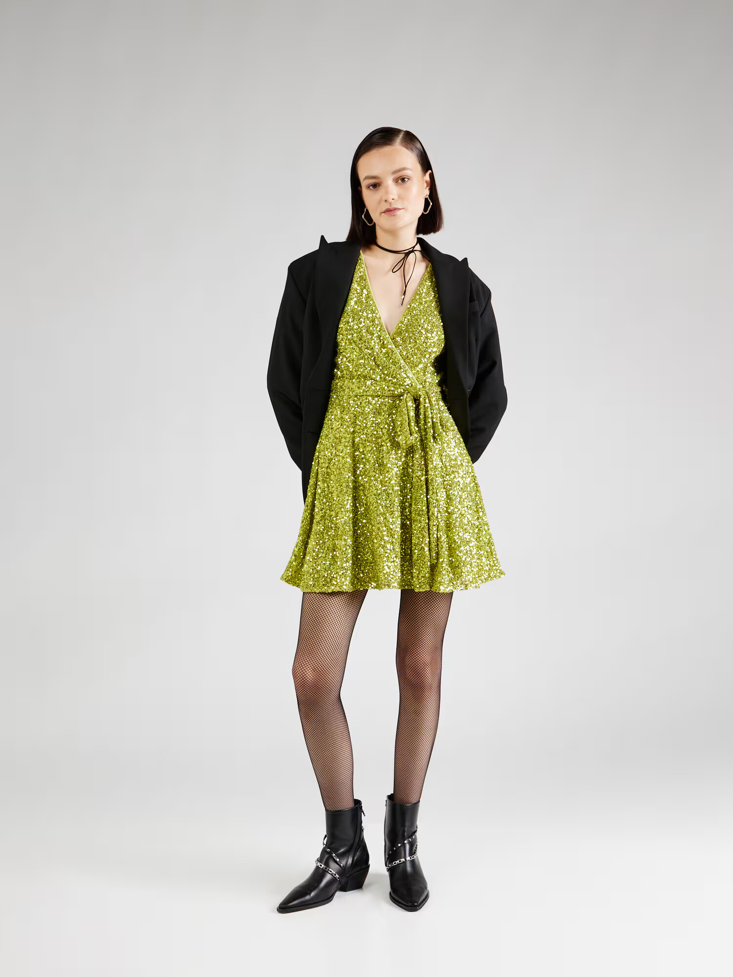 Bardot Rochie de cocktail 'BAROL' verde kiwi - Pled.ro