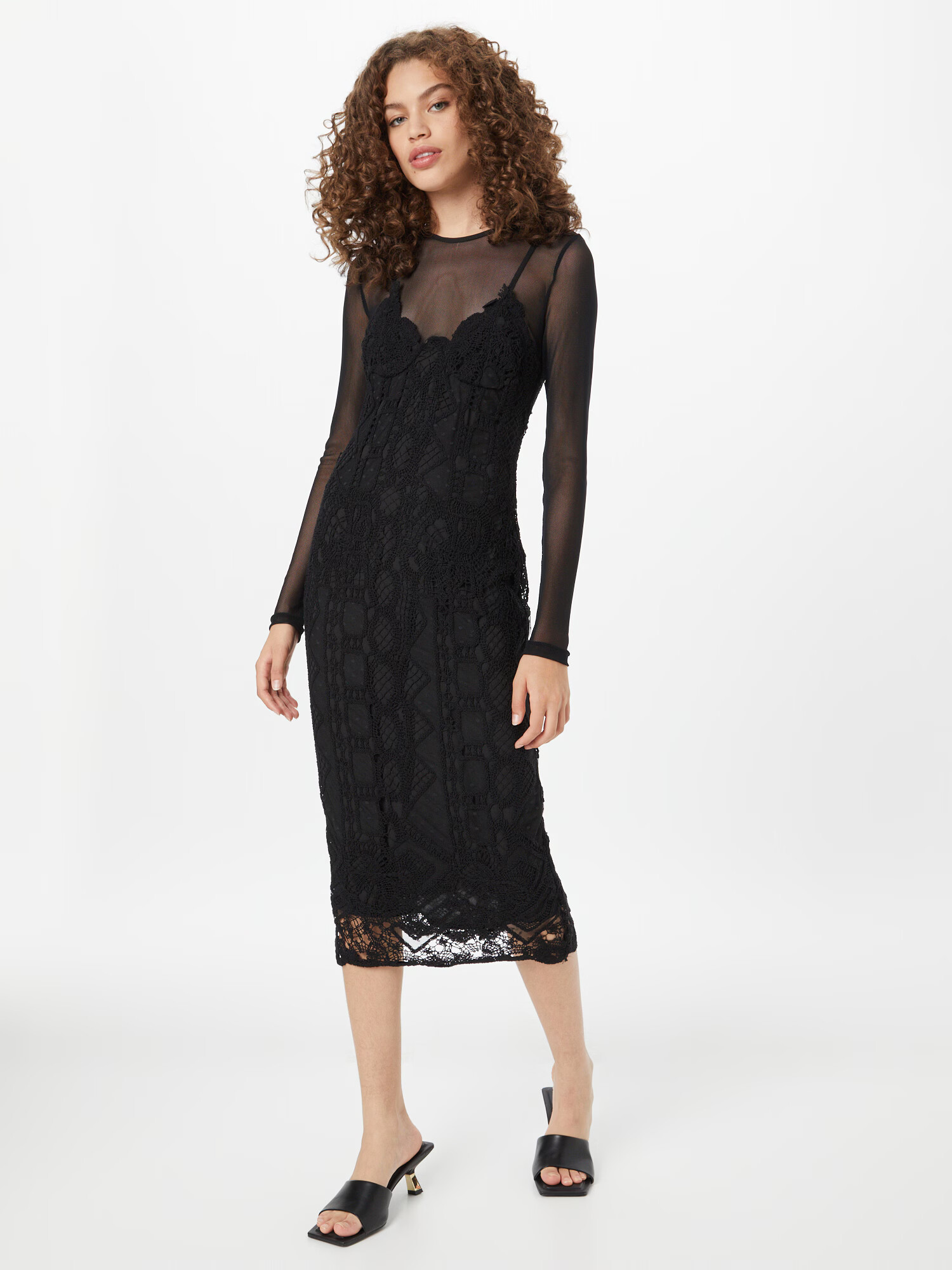 Bardot Rochie negru - Pled.ro