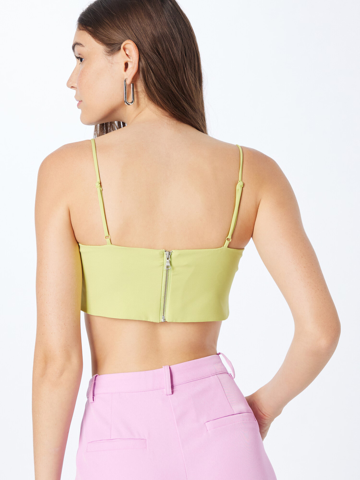 Bardot Top 'ATHENA' verde limetă - Pled.ro