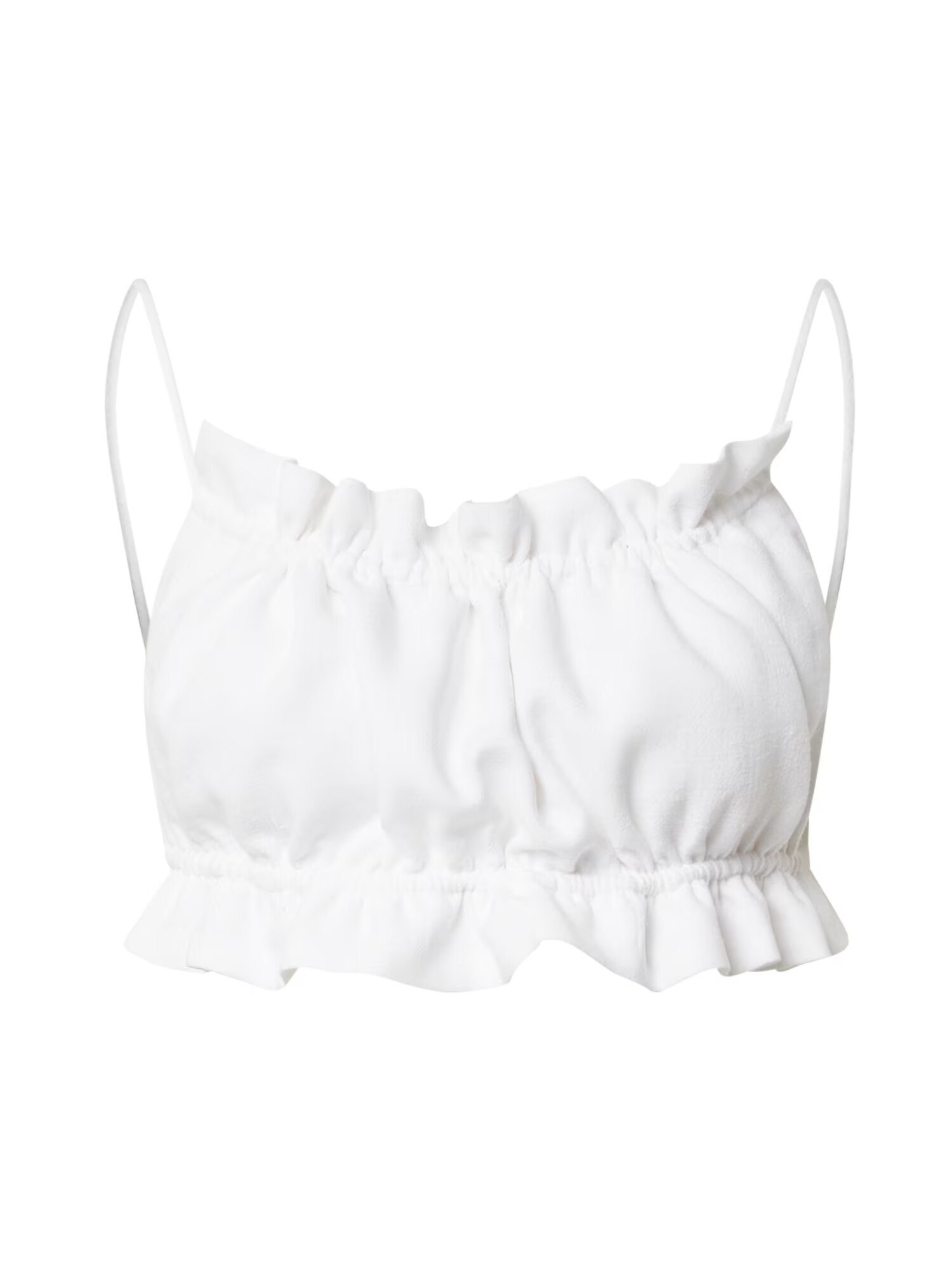 Bardot Top 'BARELY THERE' alb - Pled.ro