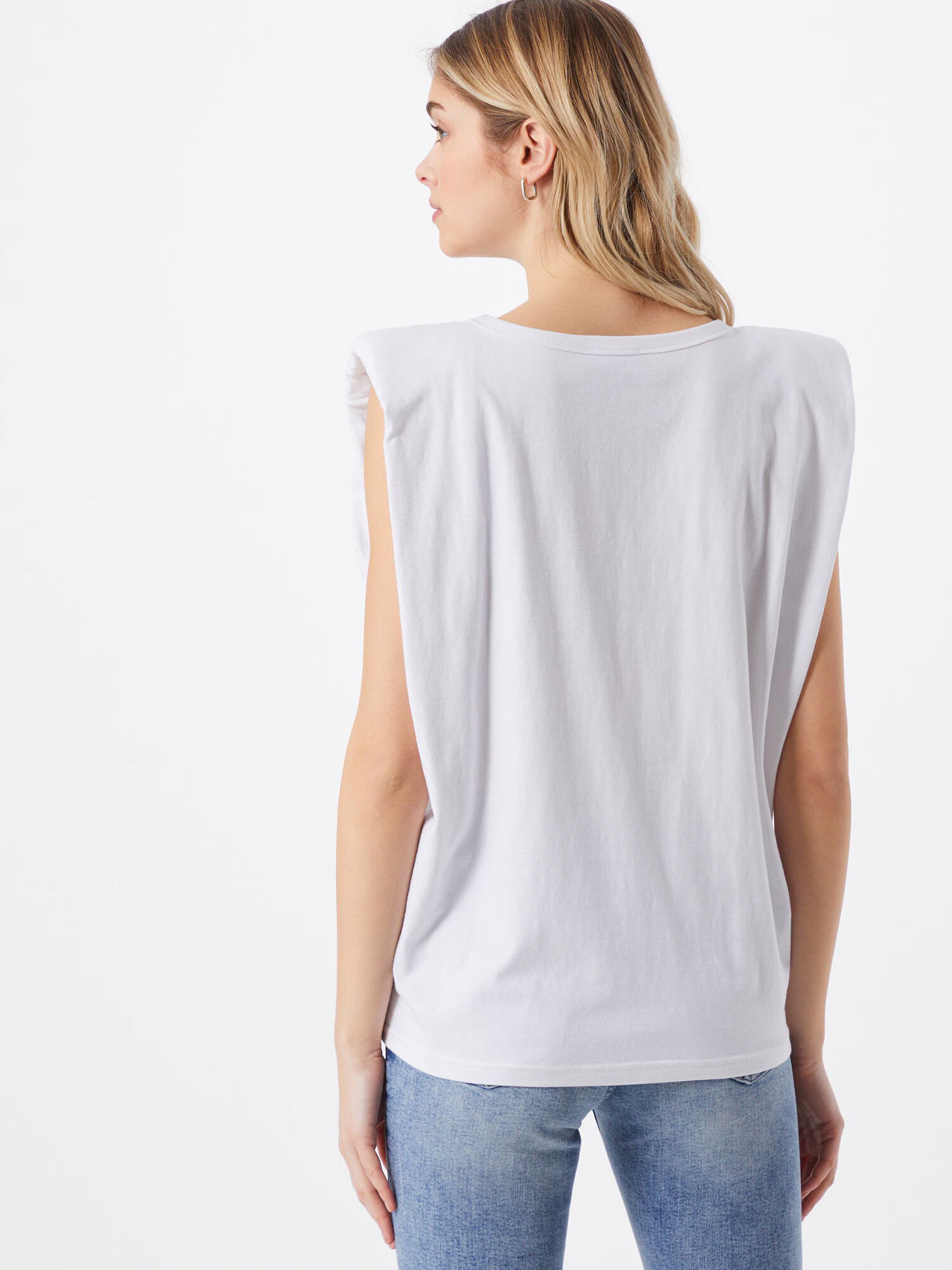 Bardot Top 'UMA' alb - Pled.ro