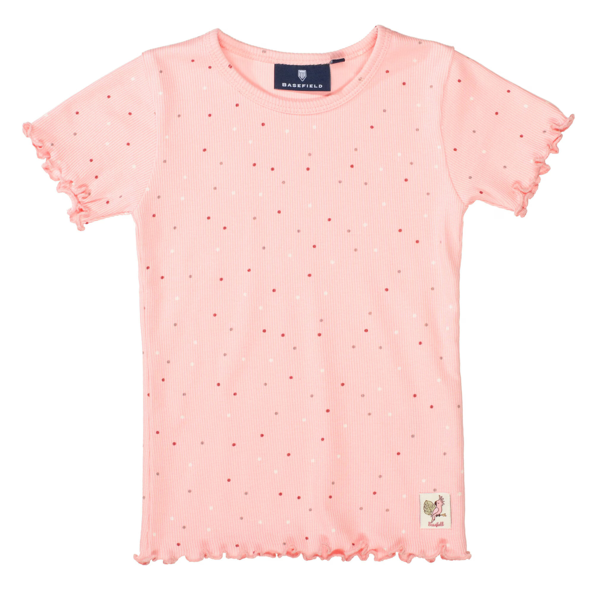 BASEFIELD Tricou roz pastel - Pled.ro