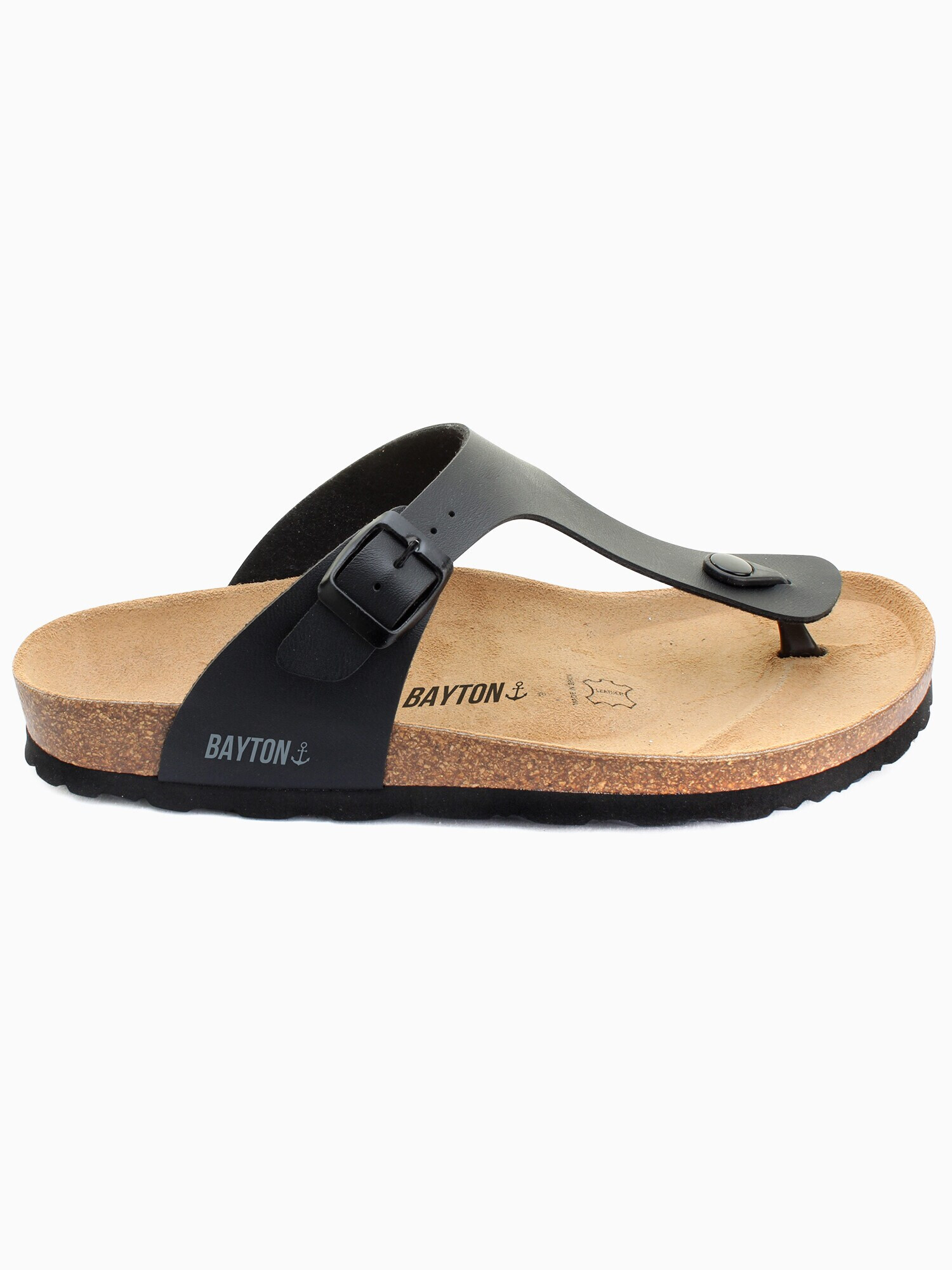 Bayton Flip-flops 'Mercure' gri / negru - Pled.ro