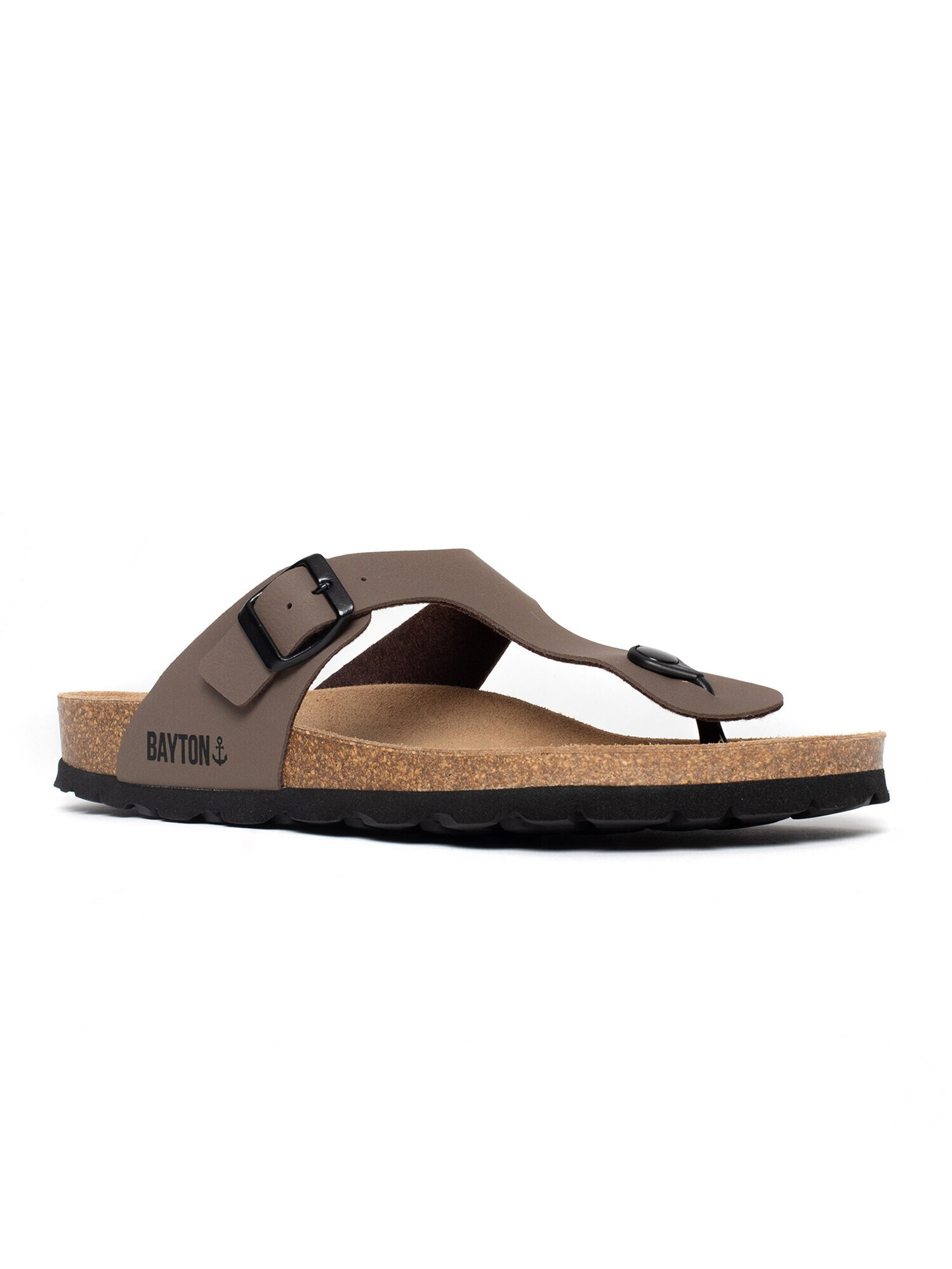 Bayton Flip-flops 'Mercure' gri taupe / negru - Pled.ro