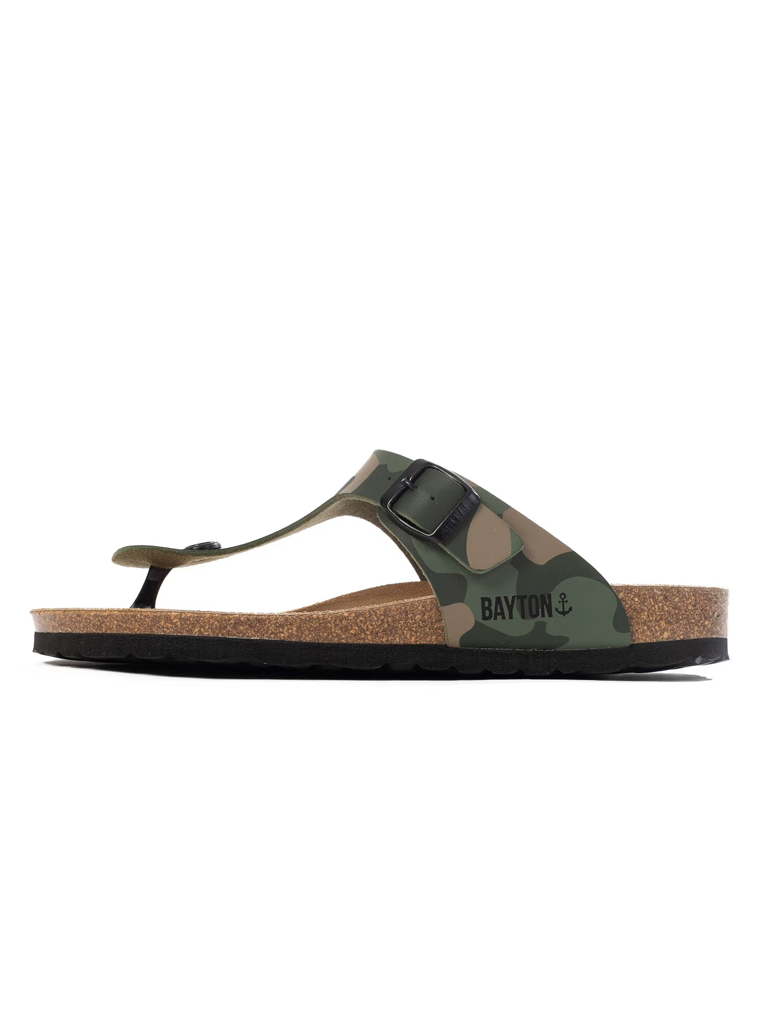 Bayton Flip-flops 'MERCURE' maro deschis / verde deschis / verde închis / negru - Pled.ro