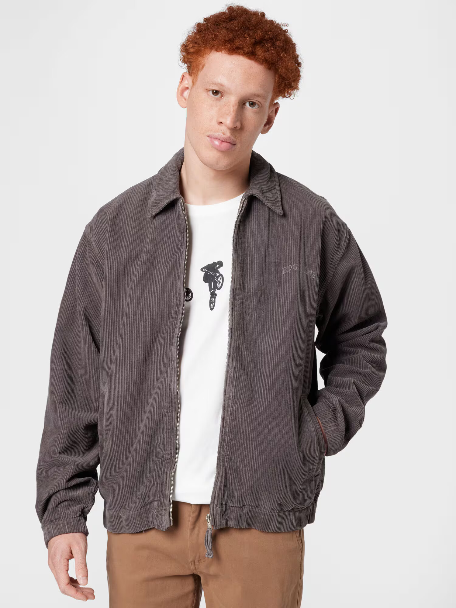 BDG Urban Outfitters Geacă de primăvară-toamnă 'HARRINGTON' gri - Pled.ro