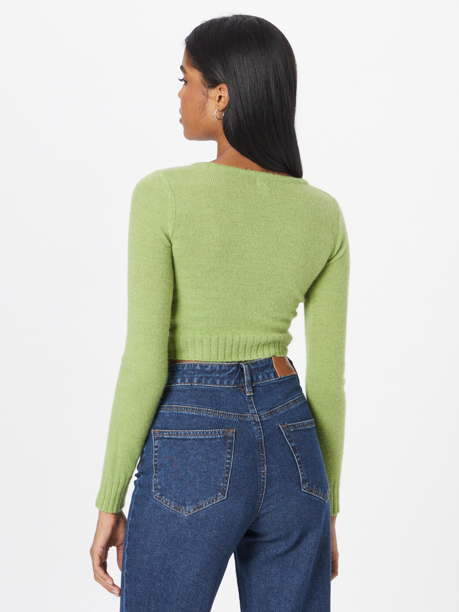 BDG Urban Outfitters Geacă tricotată verde măr - Pled.ro