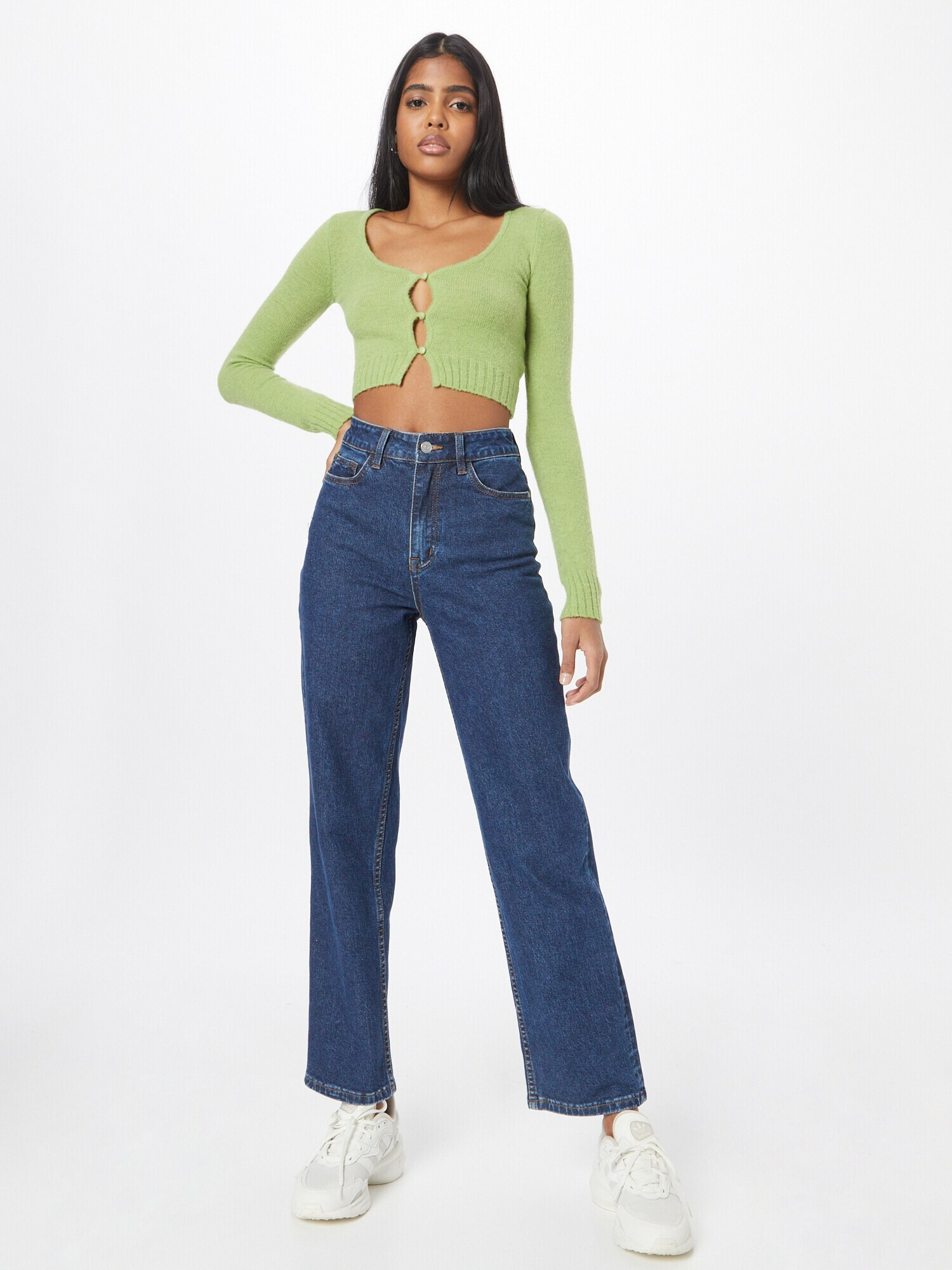 BDG Urban Outfitters Geacă tricotată verde măr - Pled.ro