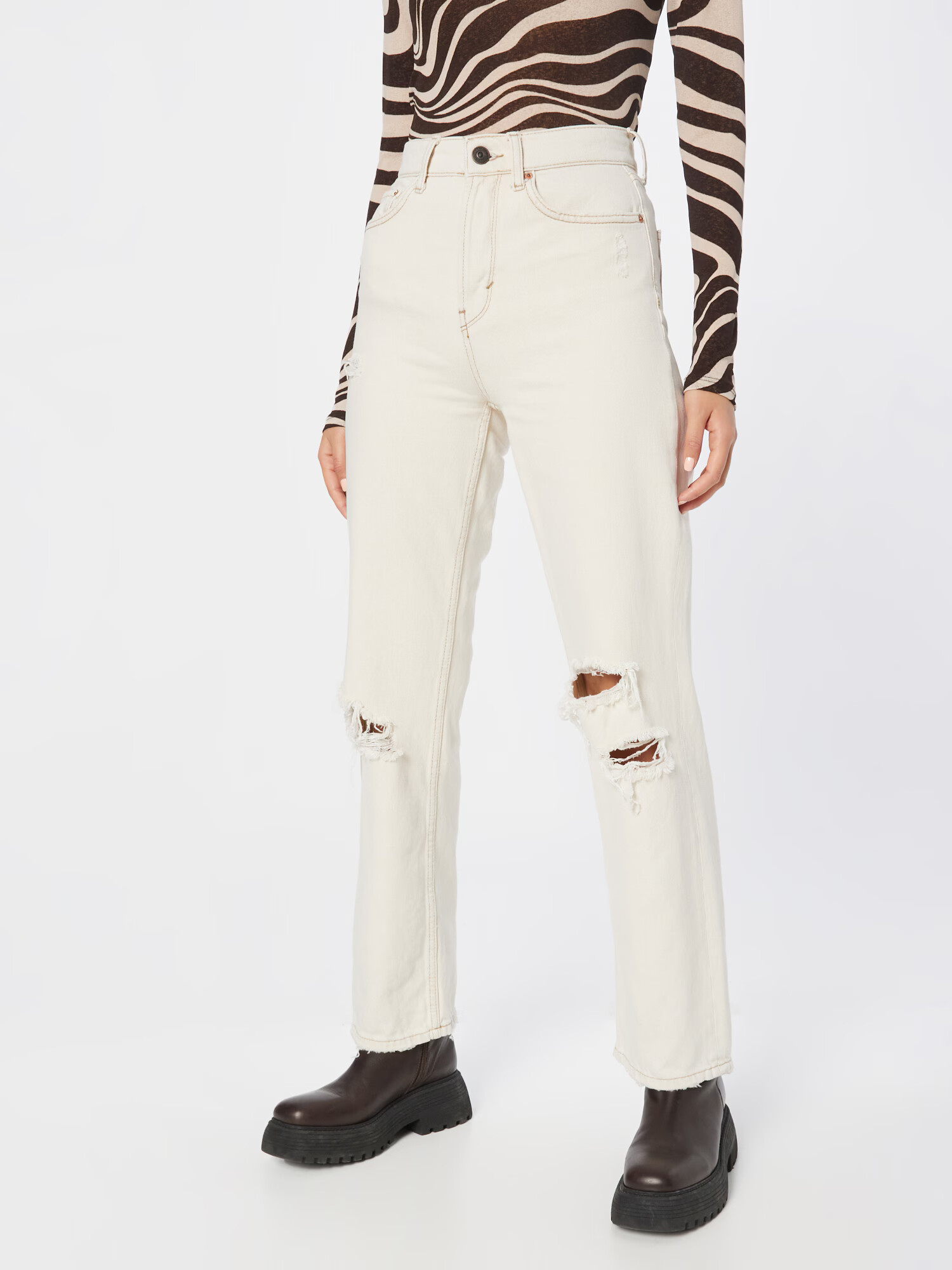 BDG Urban Outfitters Jeans ecru - Pled.ro