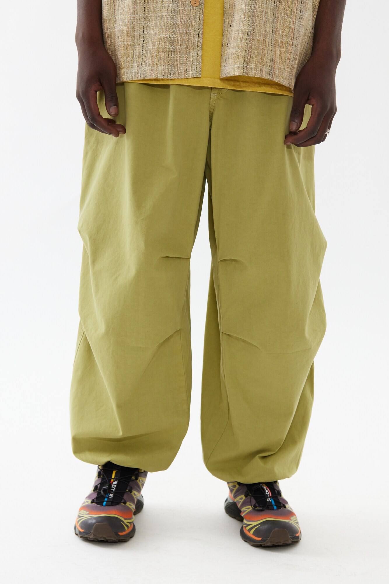 BDG Urban Outfitters Pantaloni 'Baggy' verde kiwi - Pled.ro