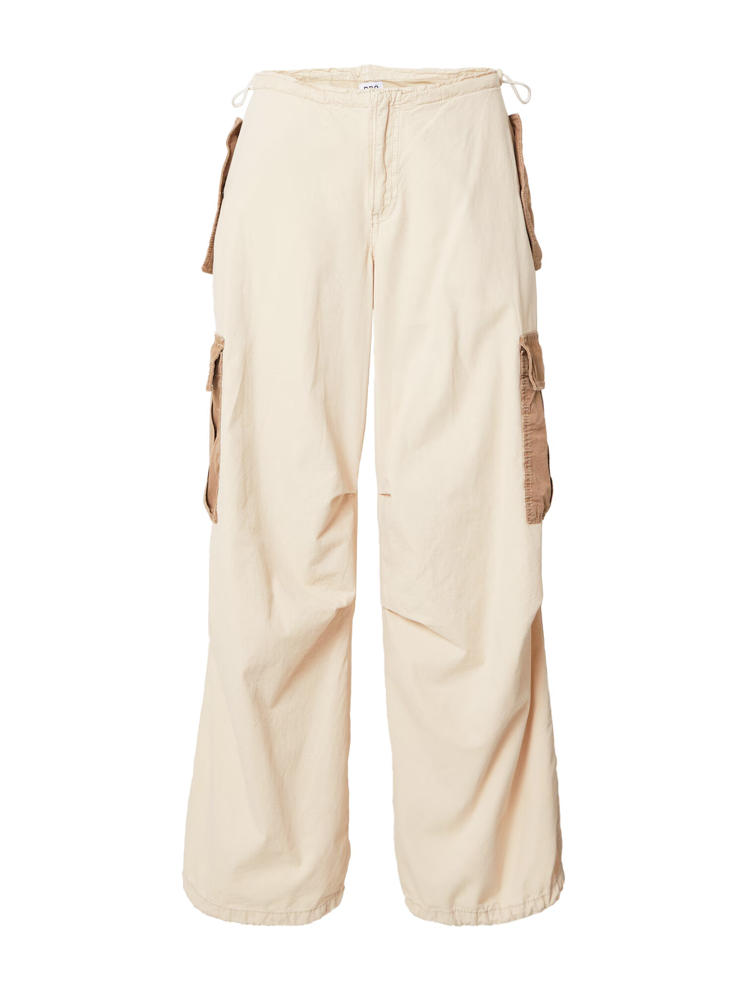 BDG Urban Outfitters Pantaloni cu buzunare crem / maro caramel - Pled.ro