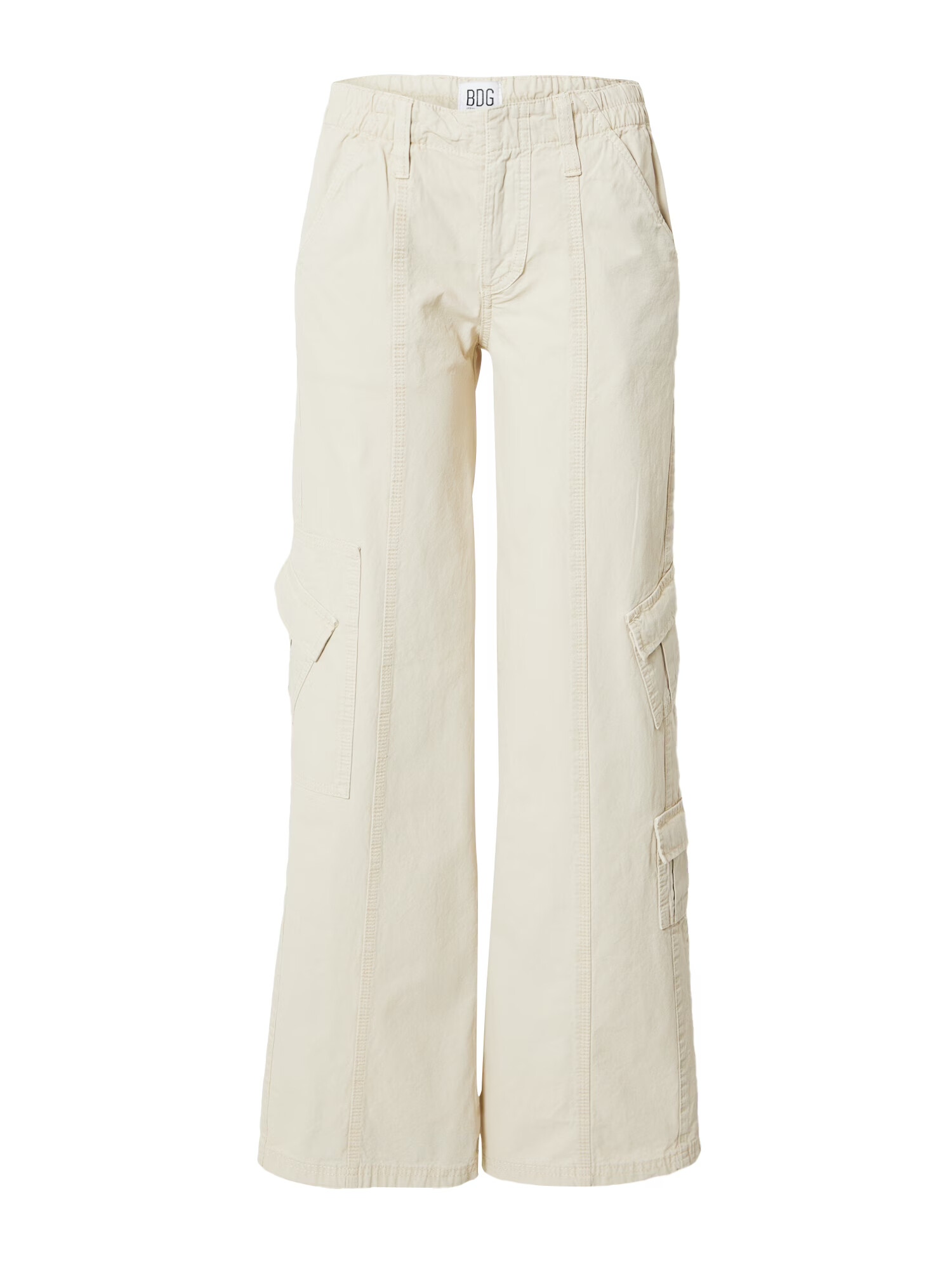 BDG Urban Outfitters Pantaloni cu buzunare ecru - Pled.ro