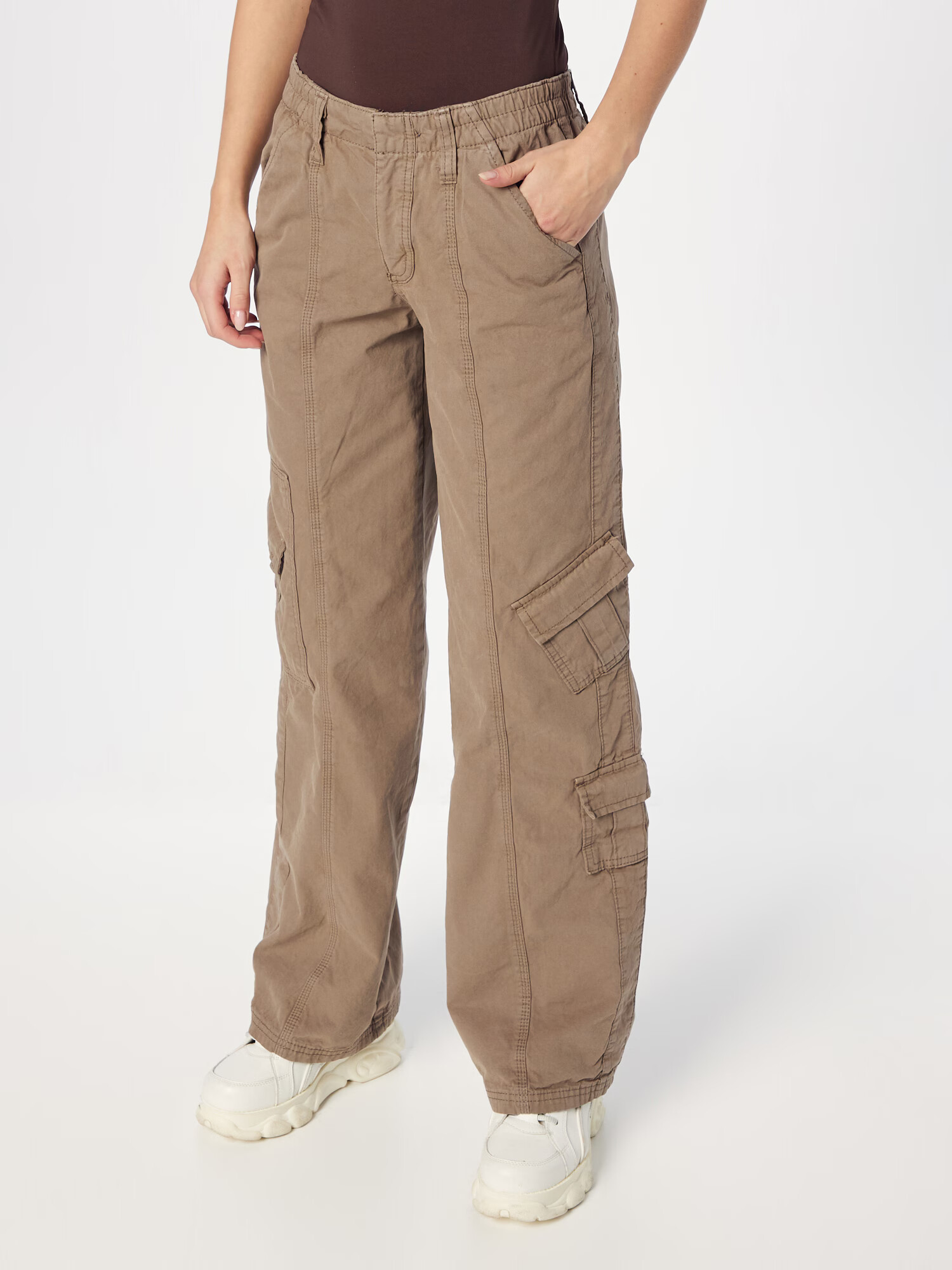 BDG Urban Outfitters Pantaloni cu buzunare kaki - Pled.ro