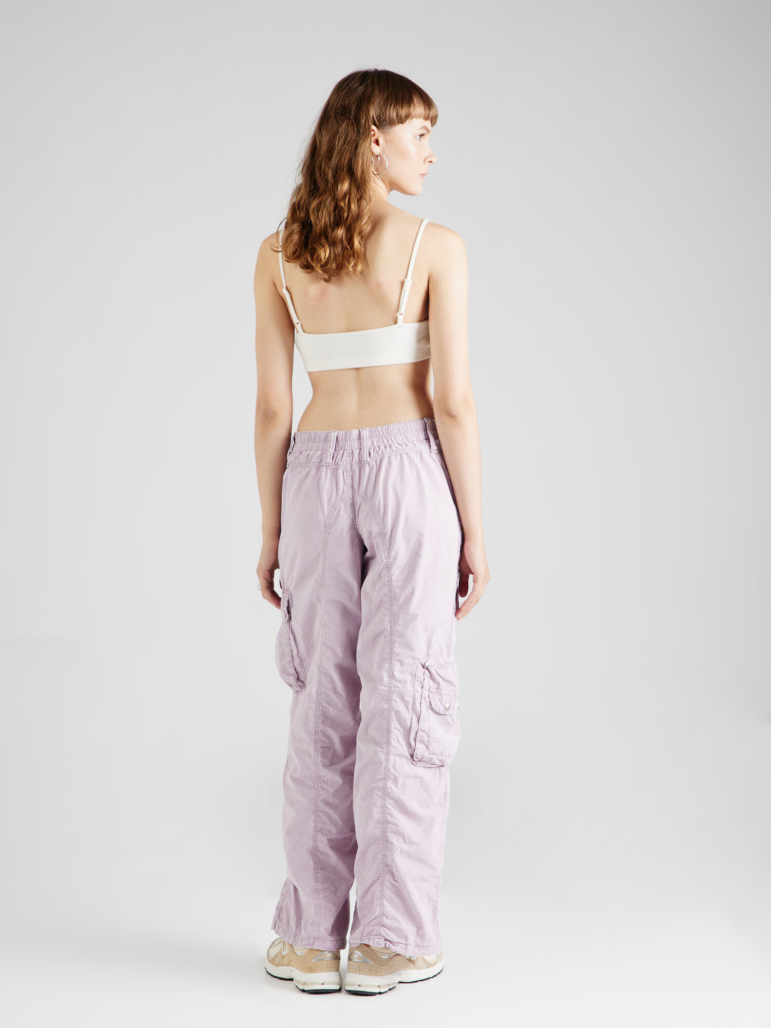 BDG Urban Outfitters Pantaloni cu buzunare mov liliachiu - Pled.ro