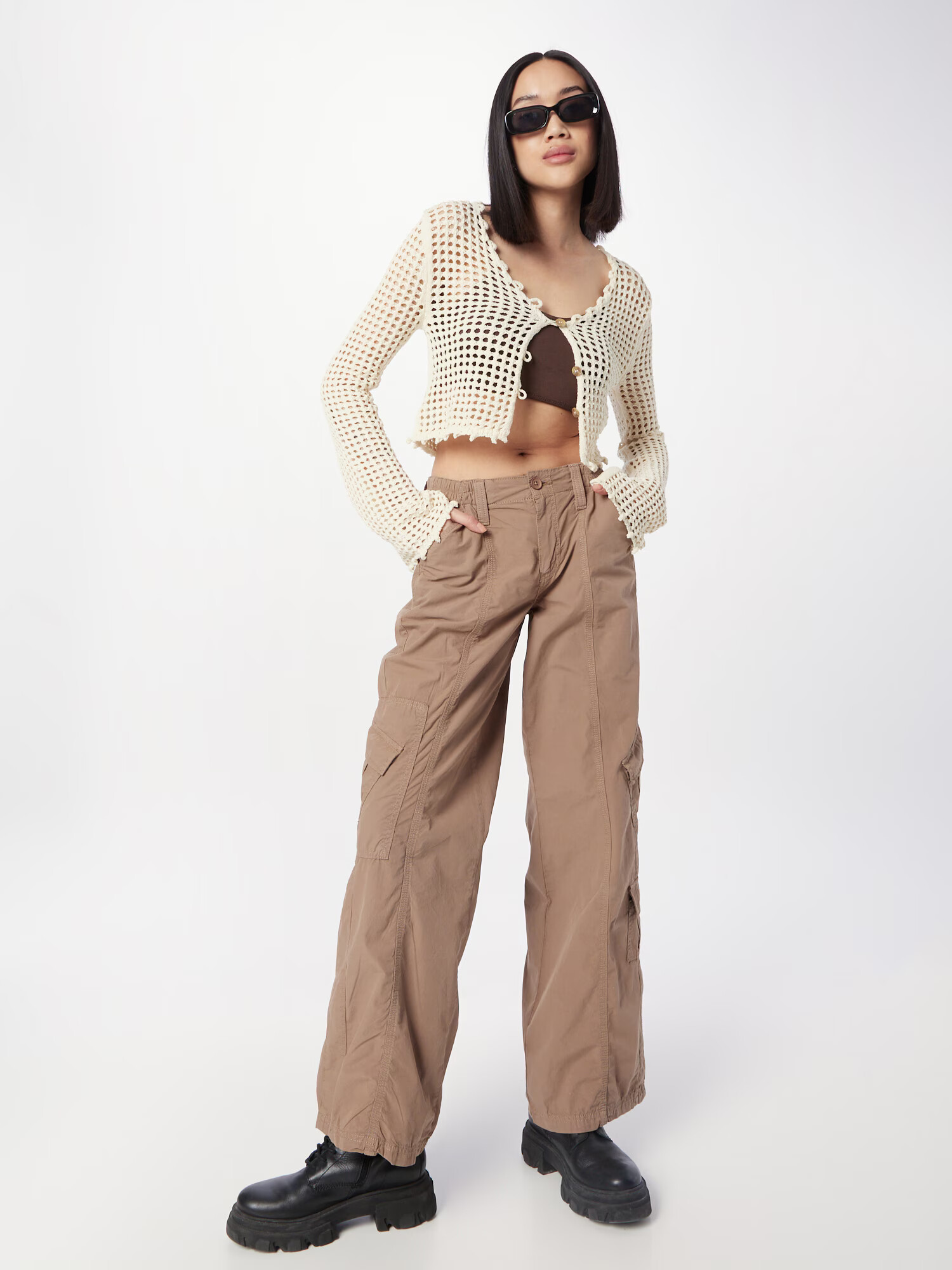 BDG Urban Outfitters Pantaloni cu buzunare 'Summer' ciocolatiu - Pled.ro