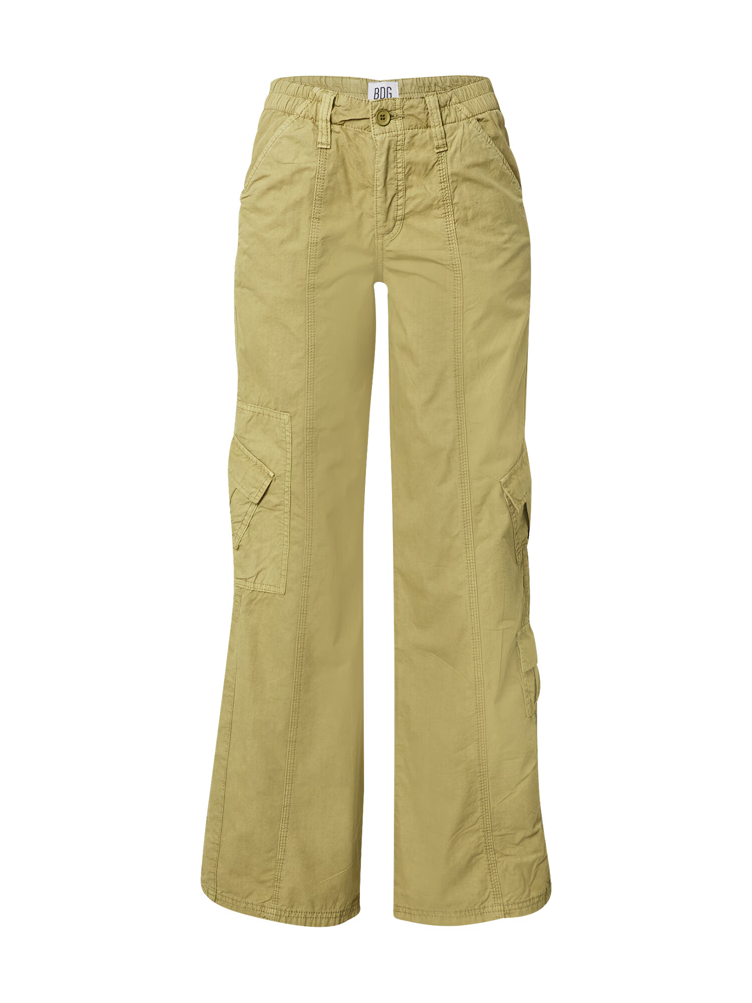 BDG Urban Outfitters Pantaloni cu buzunare verde stuf - Pled.ro