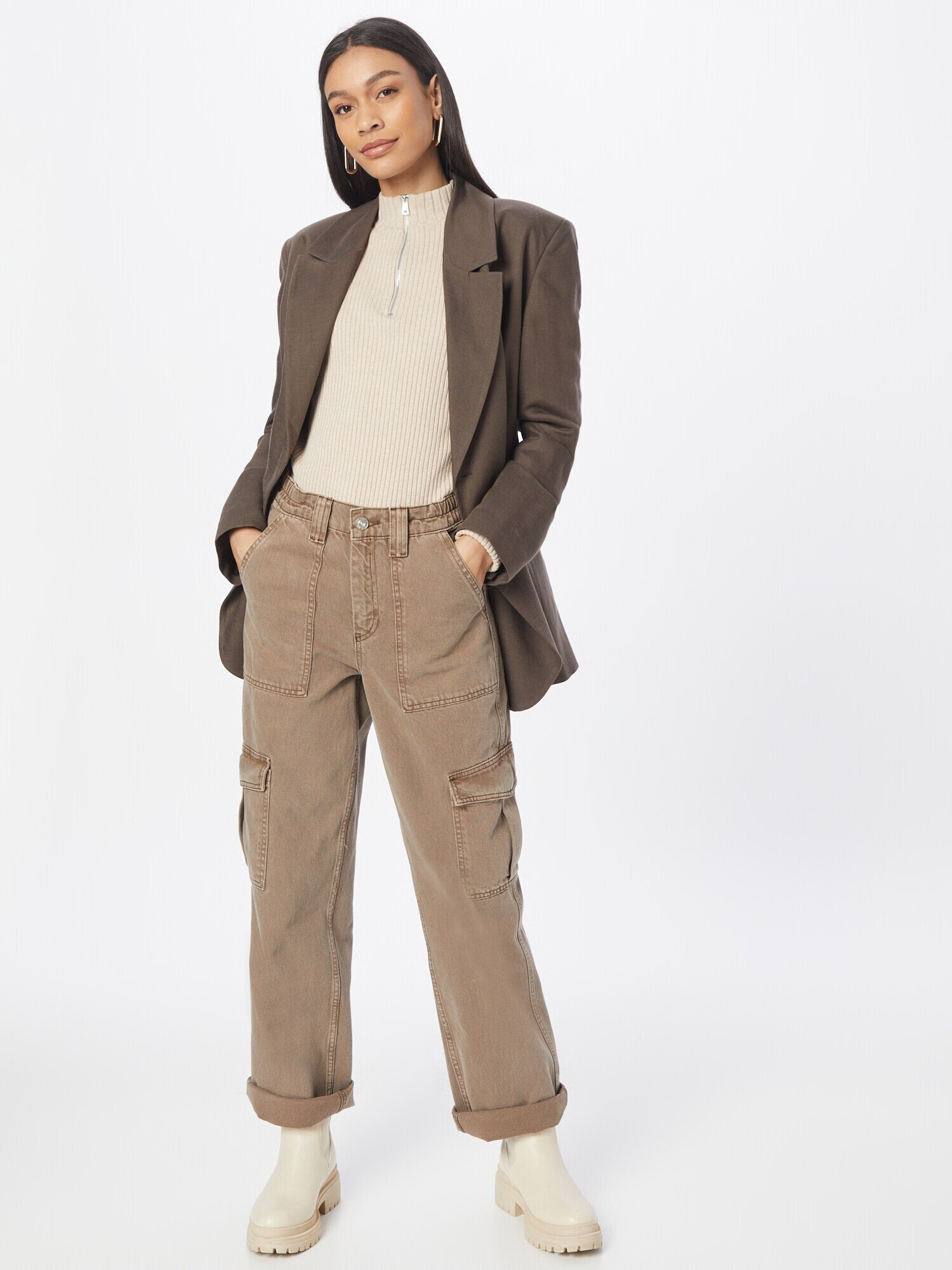 BDG Urban Outfitters Pantaloni eleganți maro - Pled.ro