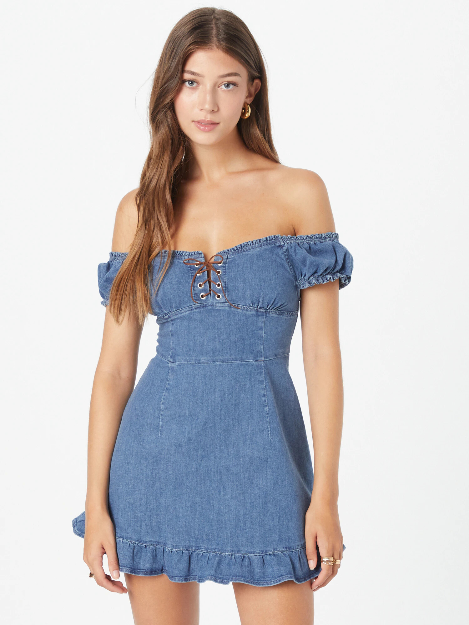 BDG Urban Outfitters Rochie 'ANYA' albastru denim - Pled.ro