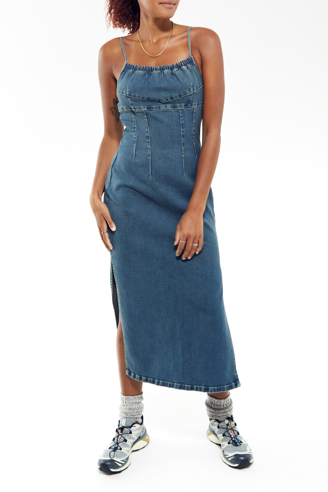 BDG Urban Outfitters Rochie 'Reyne' albastru denim - Pled.ro