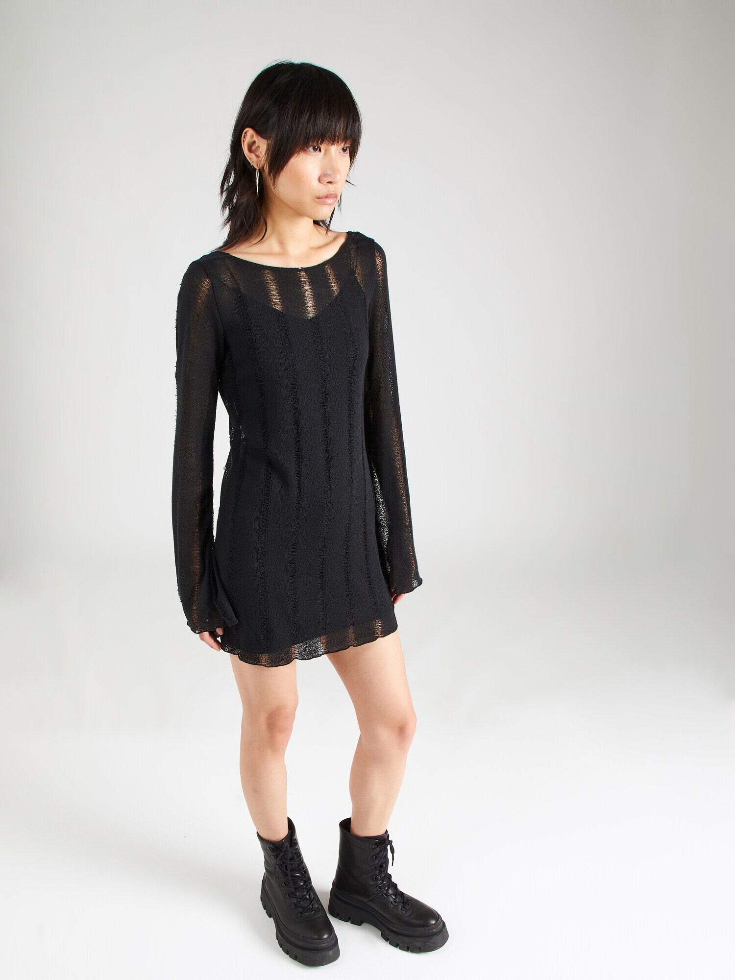 BDG Urban Outfitters Rochie tricotat 'ALISHA' negru - Pled.ro