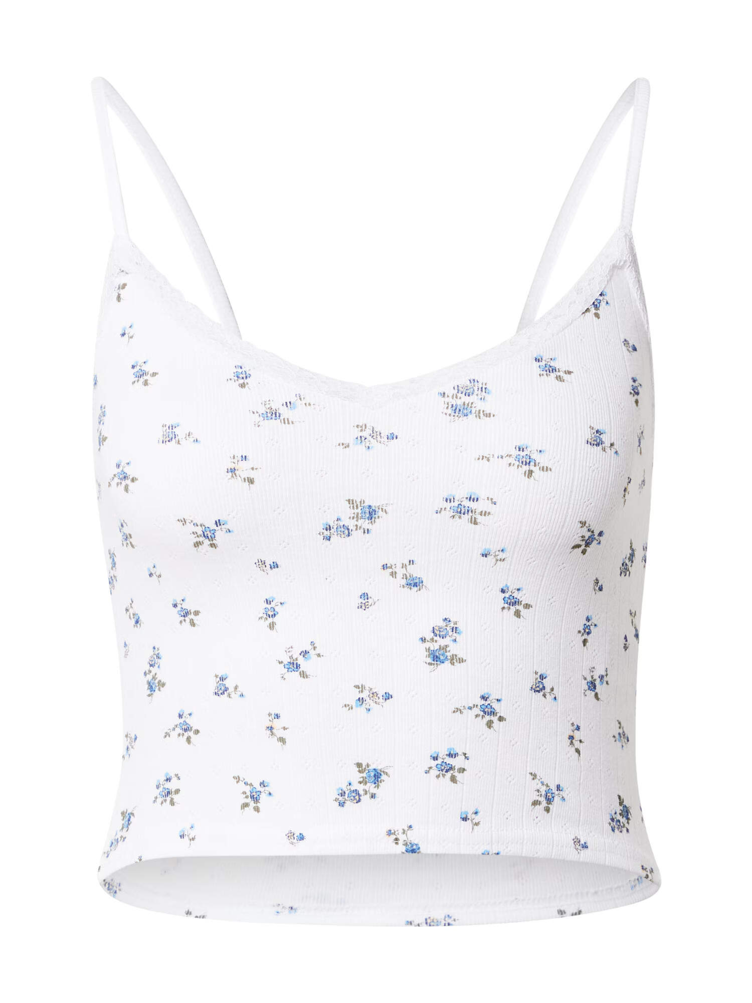 BDG Urban Outfitters Top albastru / kaki / alb - Pled.ro