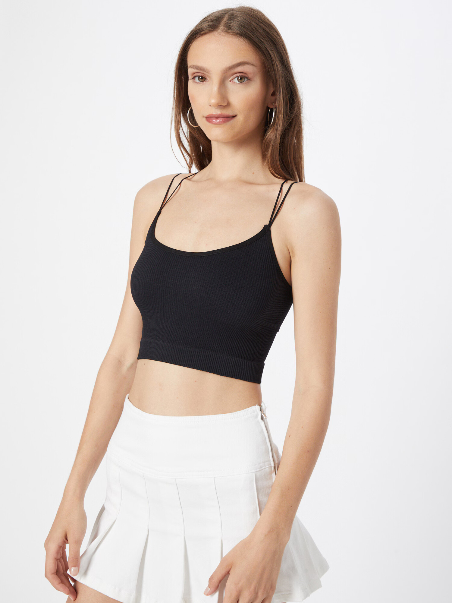 BDG Urban Outfitters Top 'CINDY' negru - Pled.ro