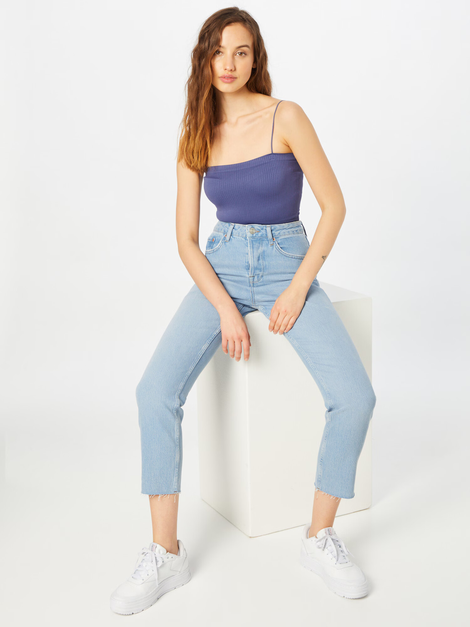 BDG Urban Outfitters Top 'HARRIET' albastru închis - Pled.ro