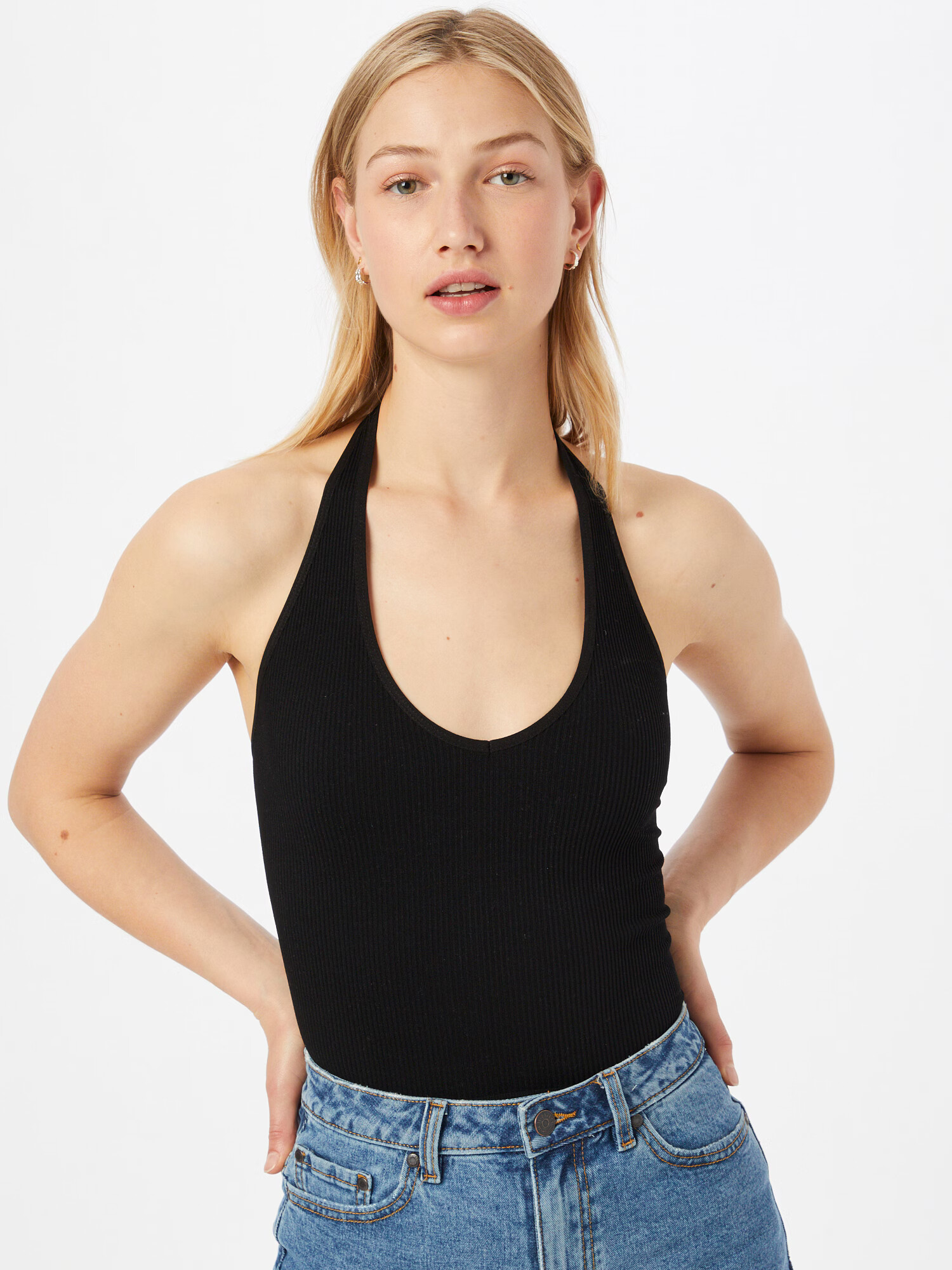 BDG Urban Outfitters Top 'JACKIE' negru - Pled.ro