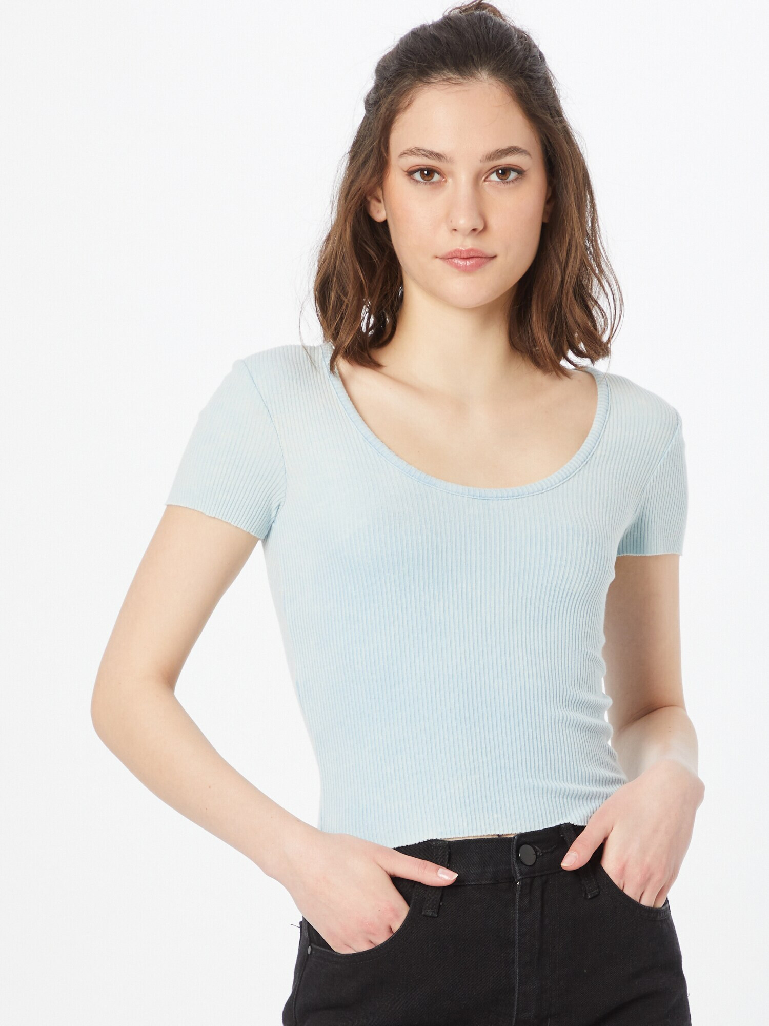 BDG Urban Outfitters Tricou albastru deschis - Pled.ro