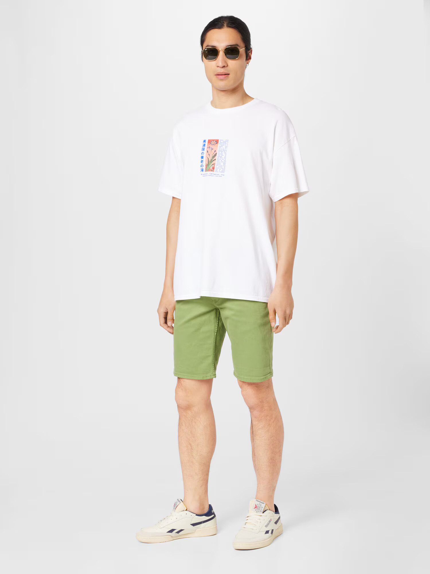 BDG Urban Outfitters Tricou albastru regal / gri închis / portocaliu caisă / alb - Pled.ro