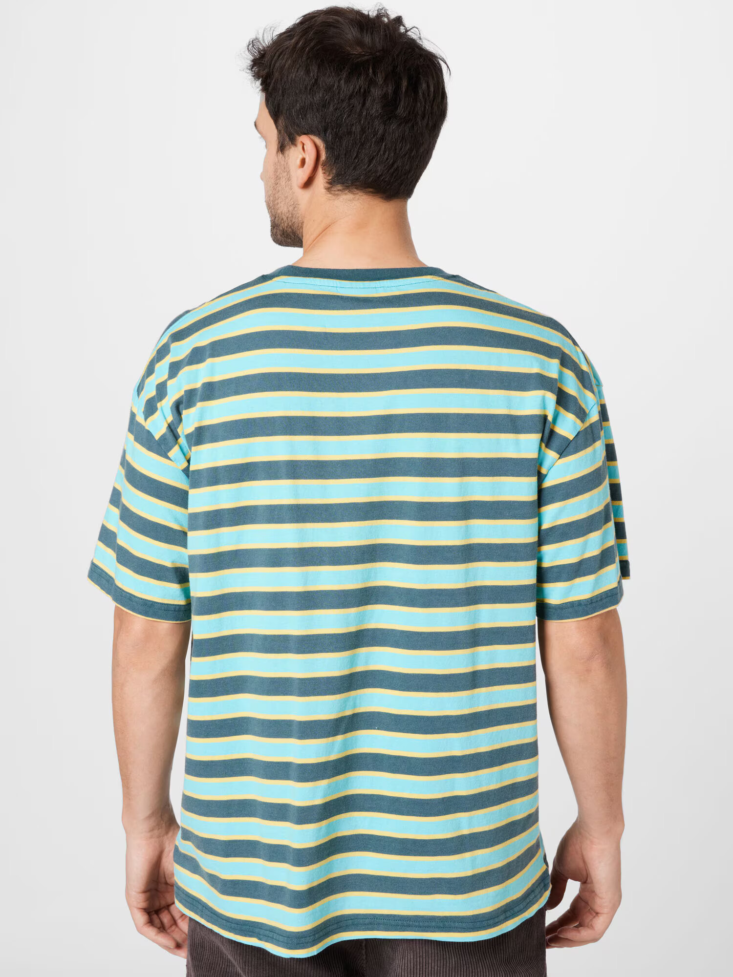 BDG Urban Outfitters Tricou bleumarin / galben deschis / verde smarald / verde mentă - Pled.ro