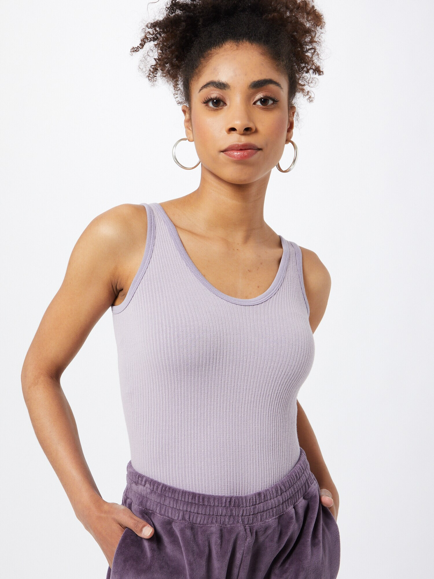 BDG Urban Outfitters Tricou body mov deschis - Pled.ro