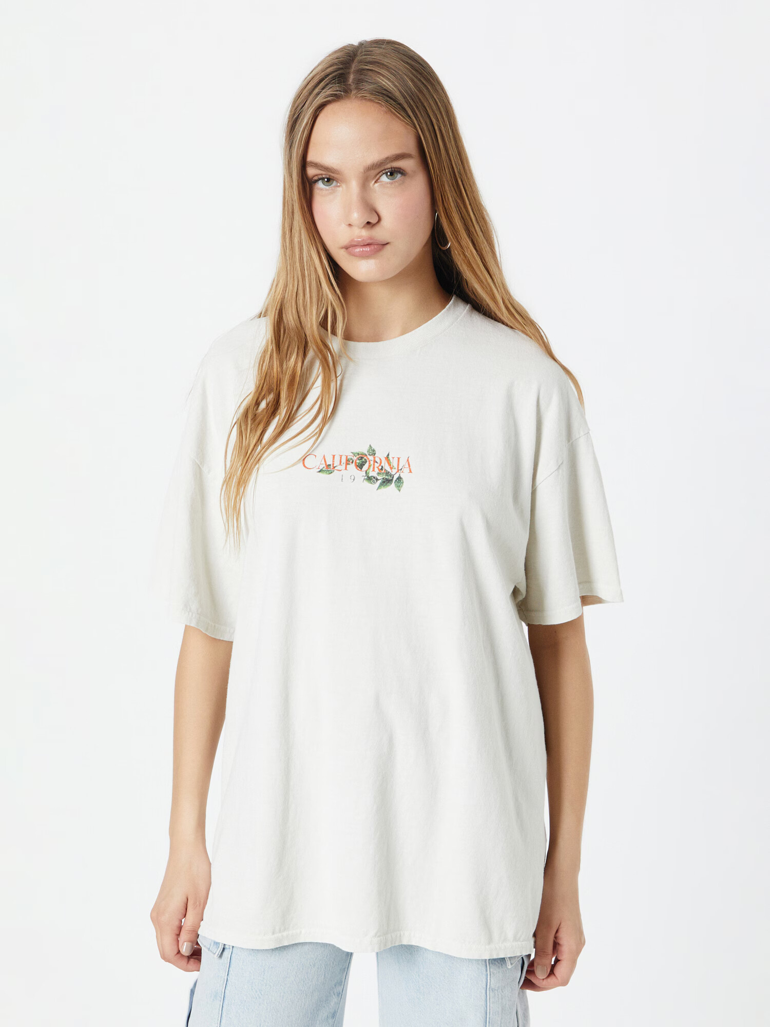 BDG Urban Outfitters Tricou 'California' verde / portocaliu / alb - Pled.ro