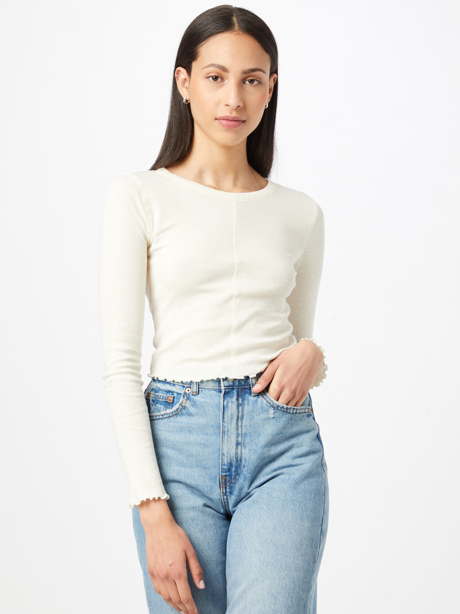 BDG Urban Outfitters Tricou 'CAMILLA' bej - Pled.ro