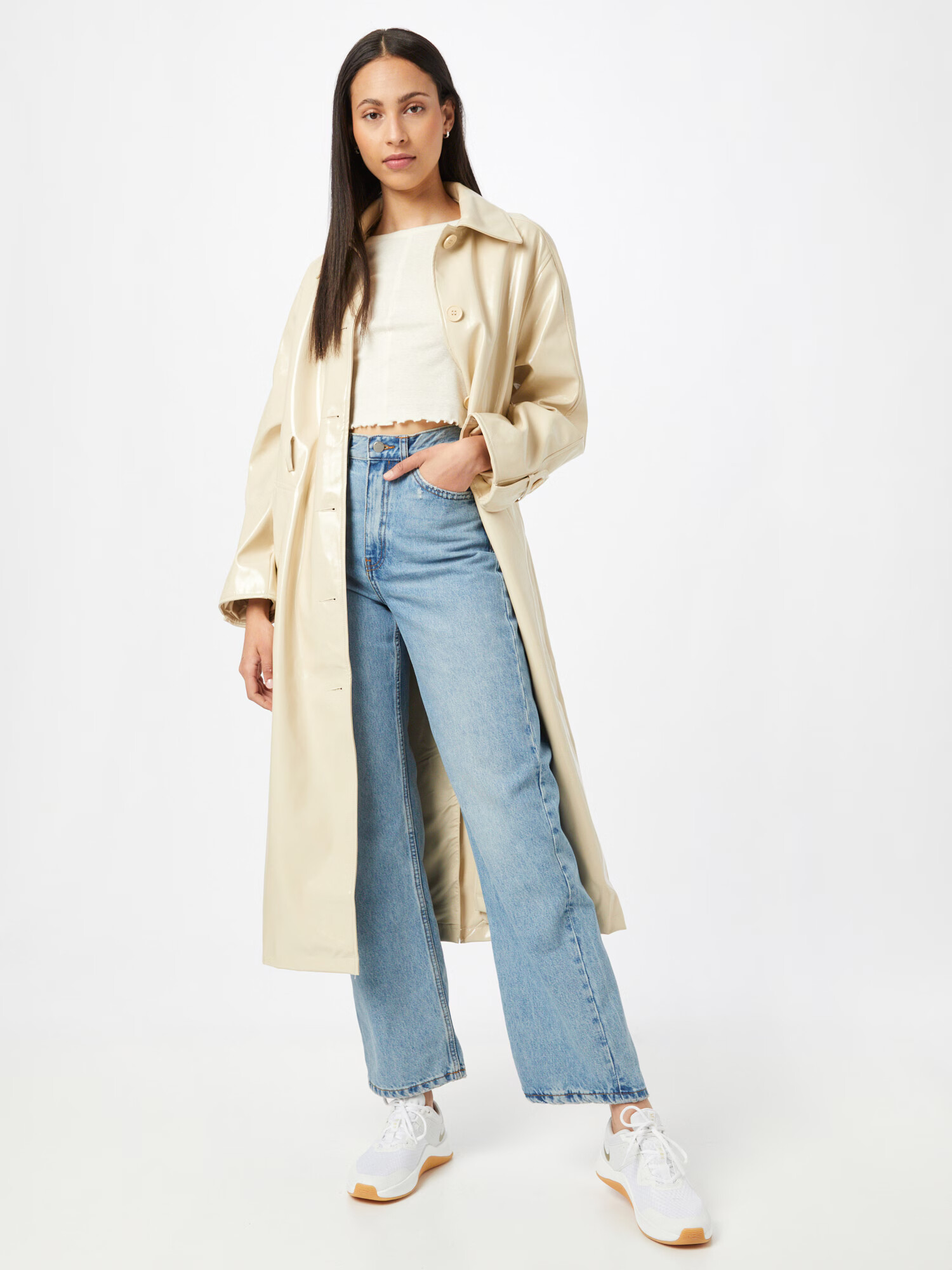 BDG Urban Outfitters Tricou 'CAMILLA' bej - Pled.ro