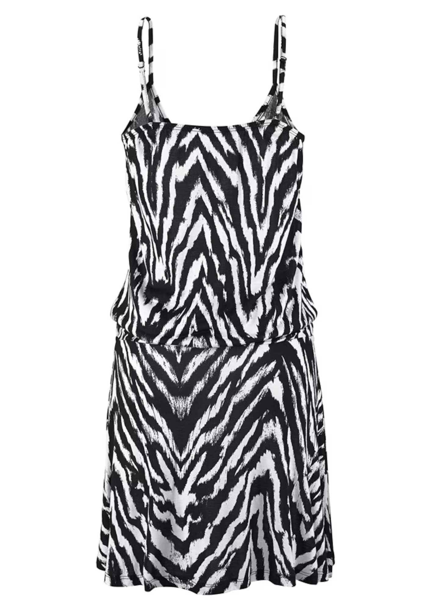 BEACH TIME Rochie de plaja negru / alb - Pled.ro