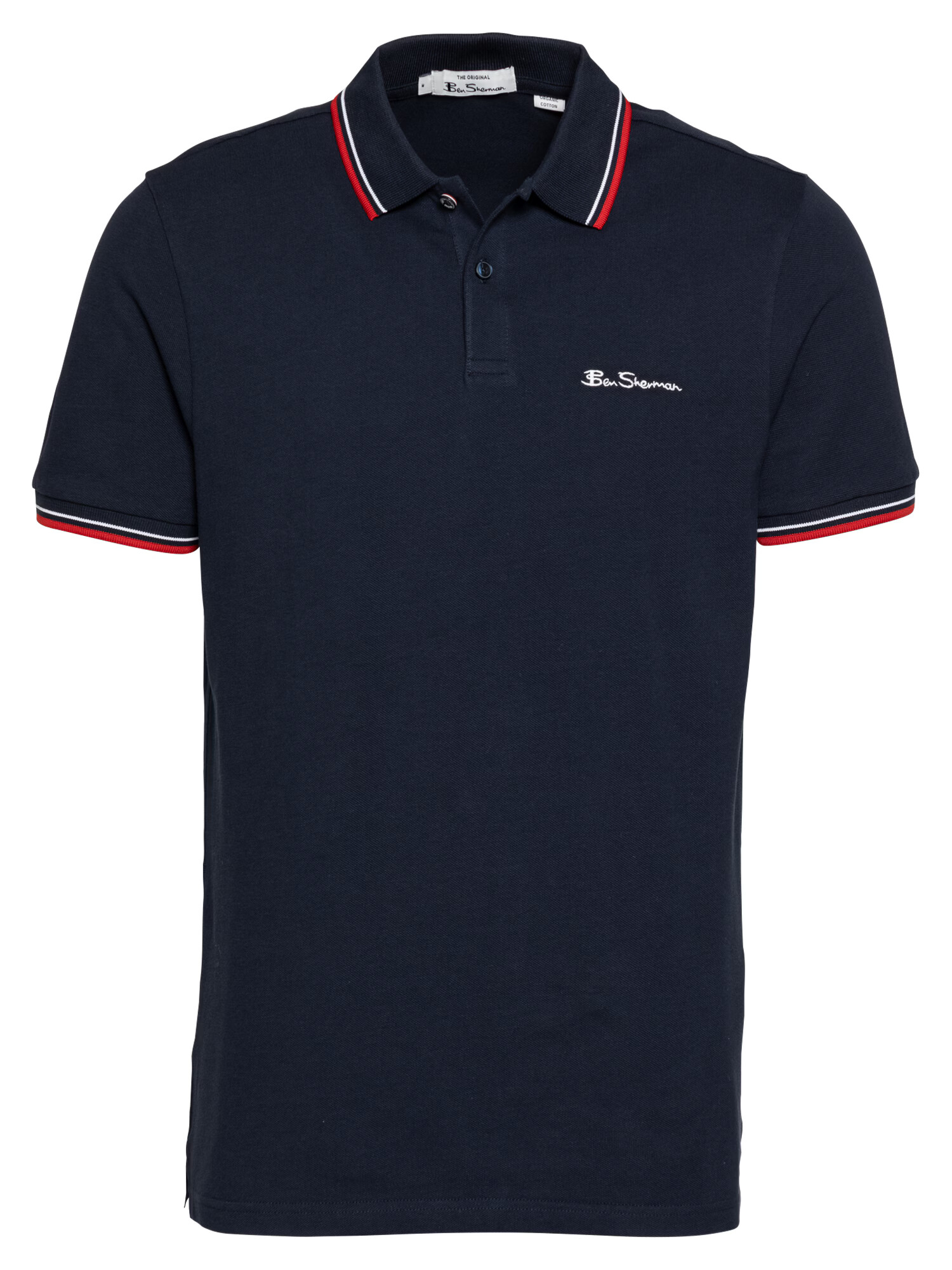 Ben Sherman Tricou bleumarin / roșu / alb - Pled.ro