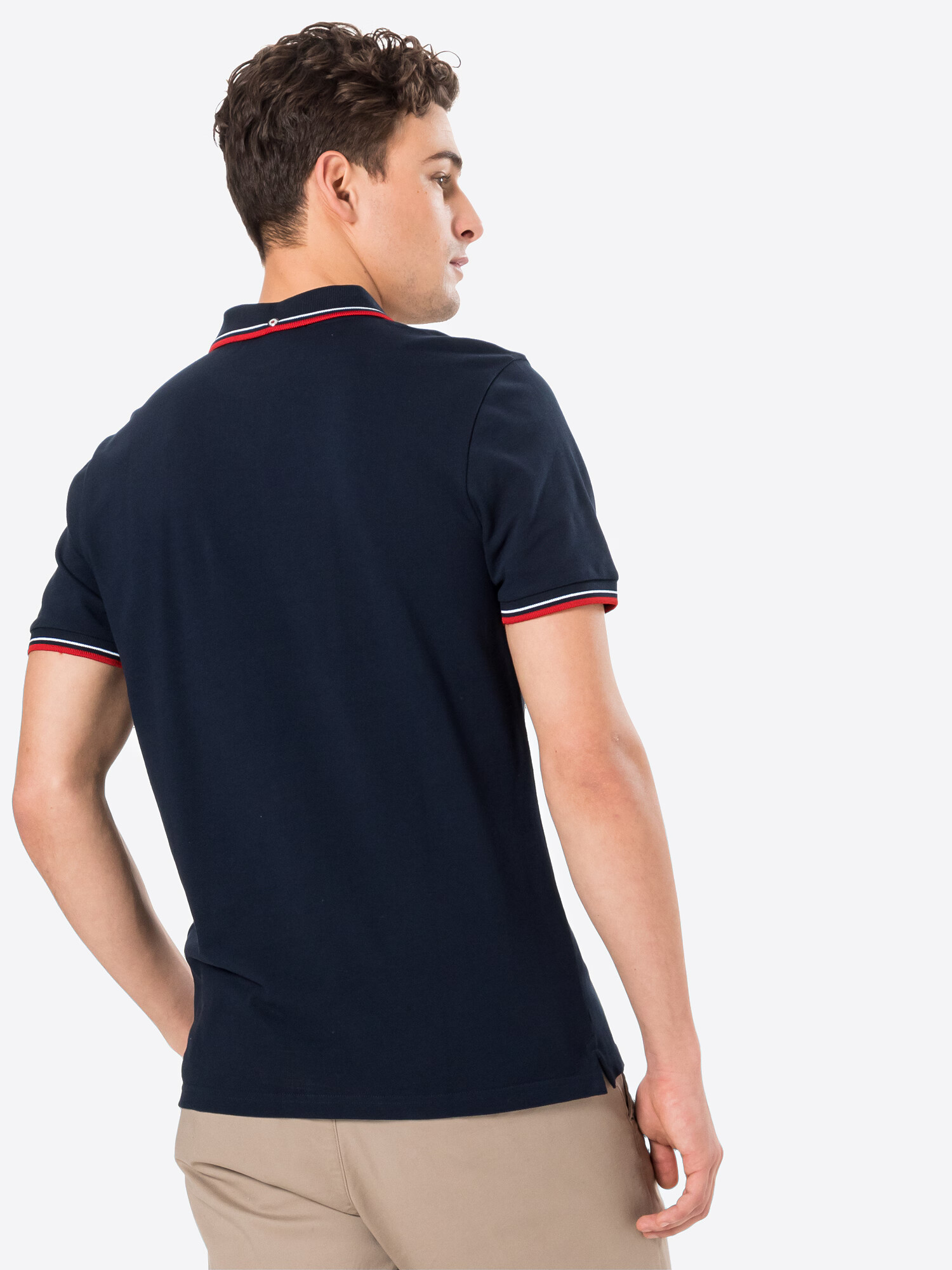 Ben Sherman Tricou bleumarin / roșu / alb - Pled.ro