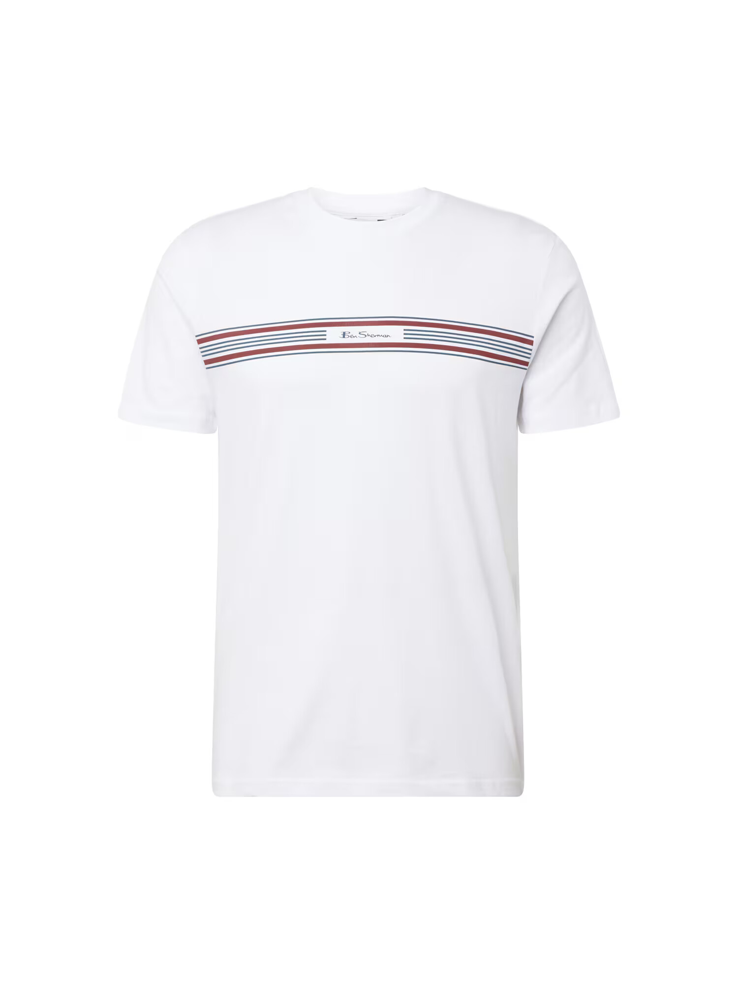 Ben Sherman Tricou bleumarin / roșu / alb - Pled.ro