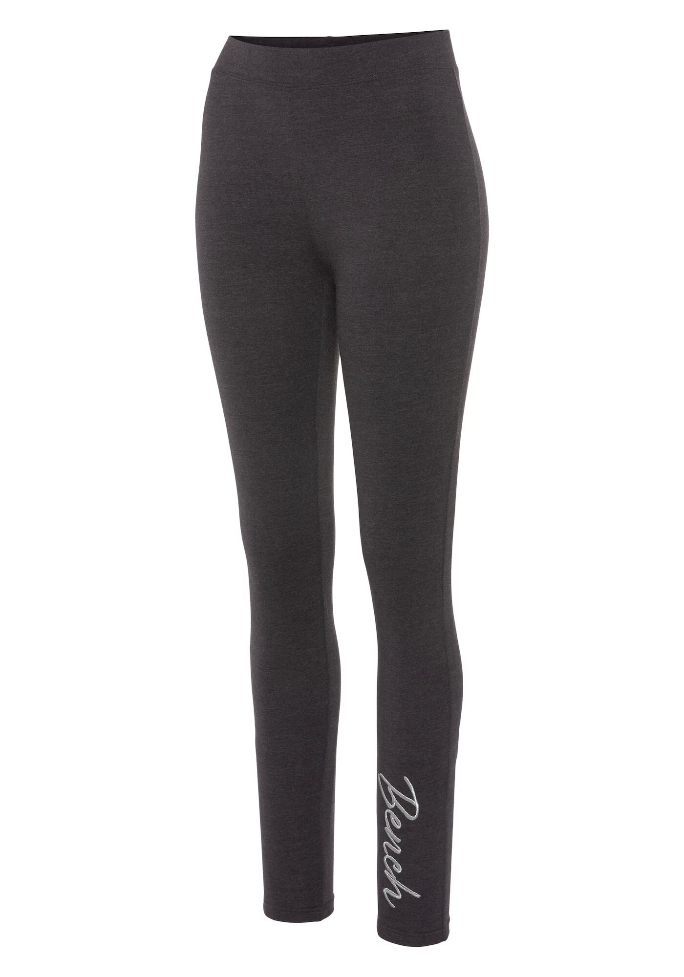 BENCH Leggings gri metalic / alb - Pled.ro