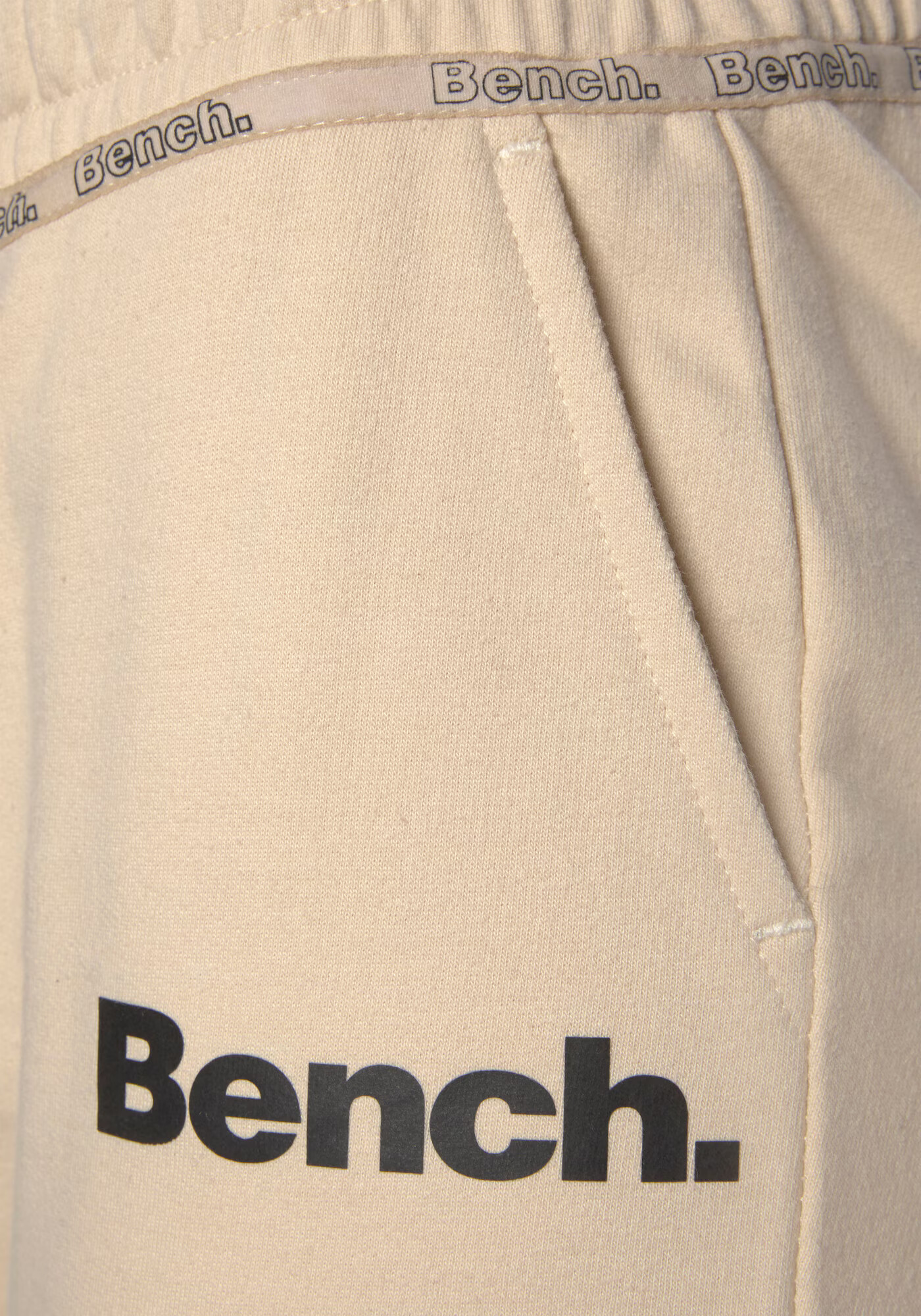 BENCH Pantaloni crem / negru - Pled.ro