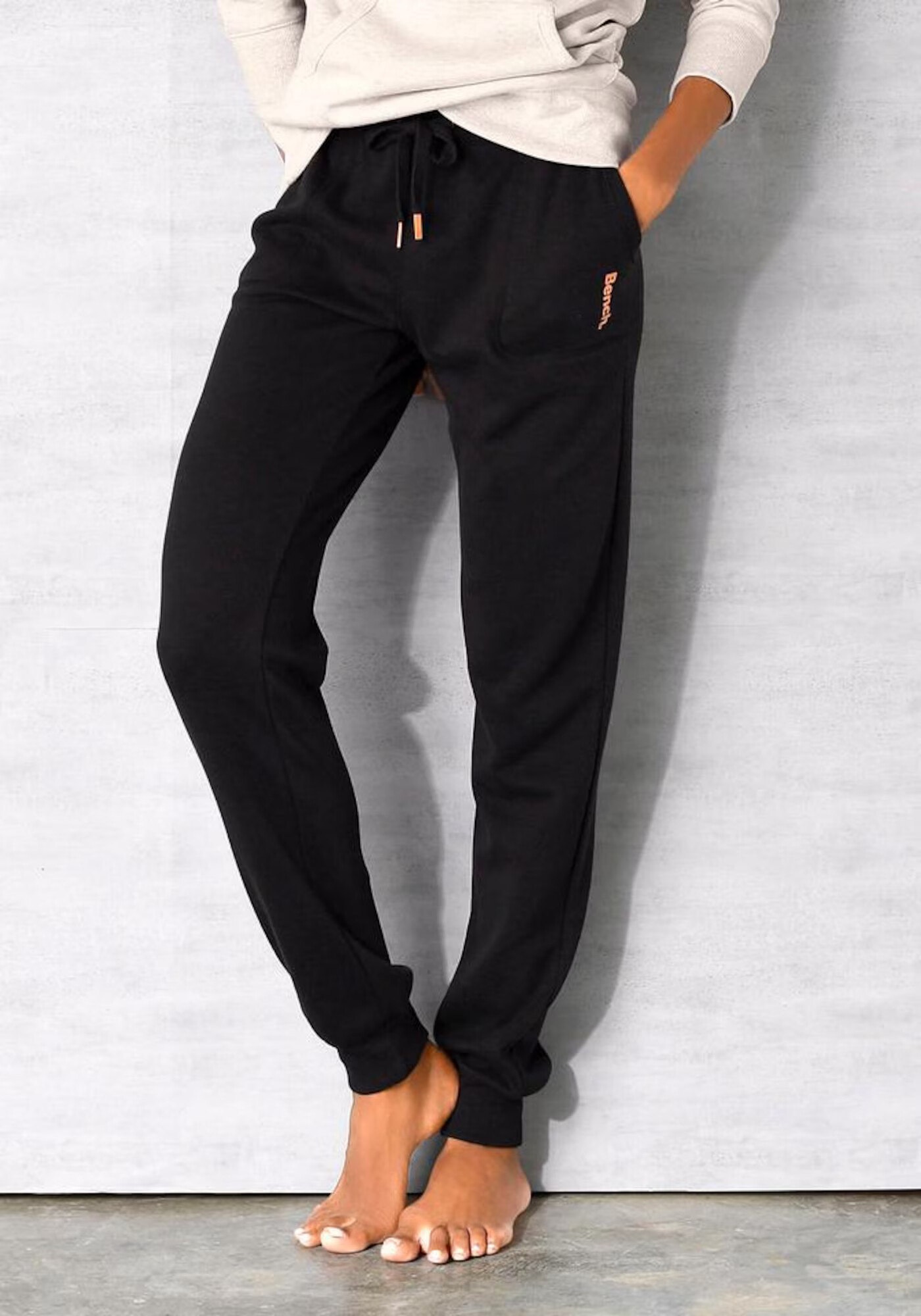 BENCH Pantaloni negru - Pled.ro