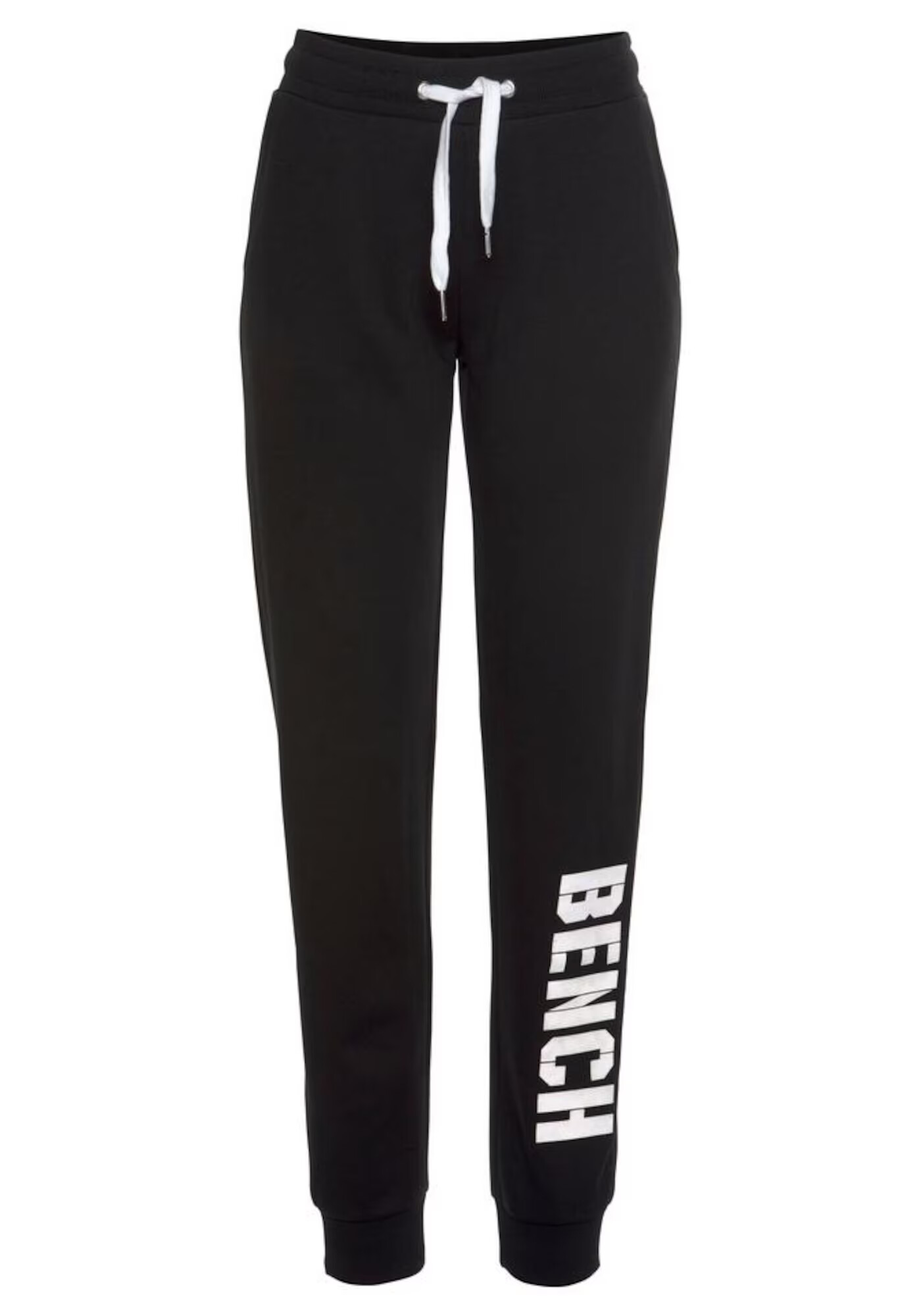 BENCH Pantaloni negru / alb - Pled.ro