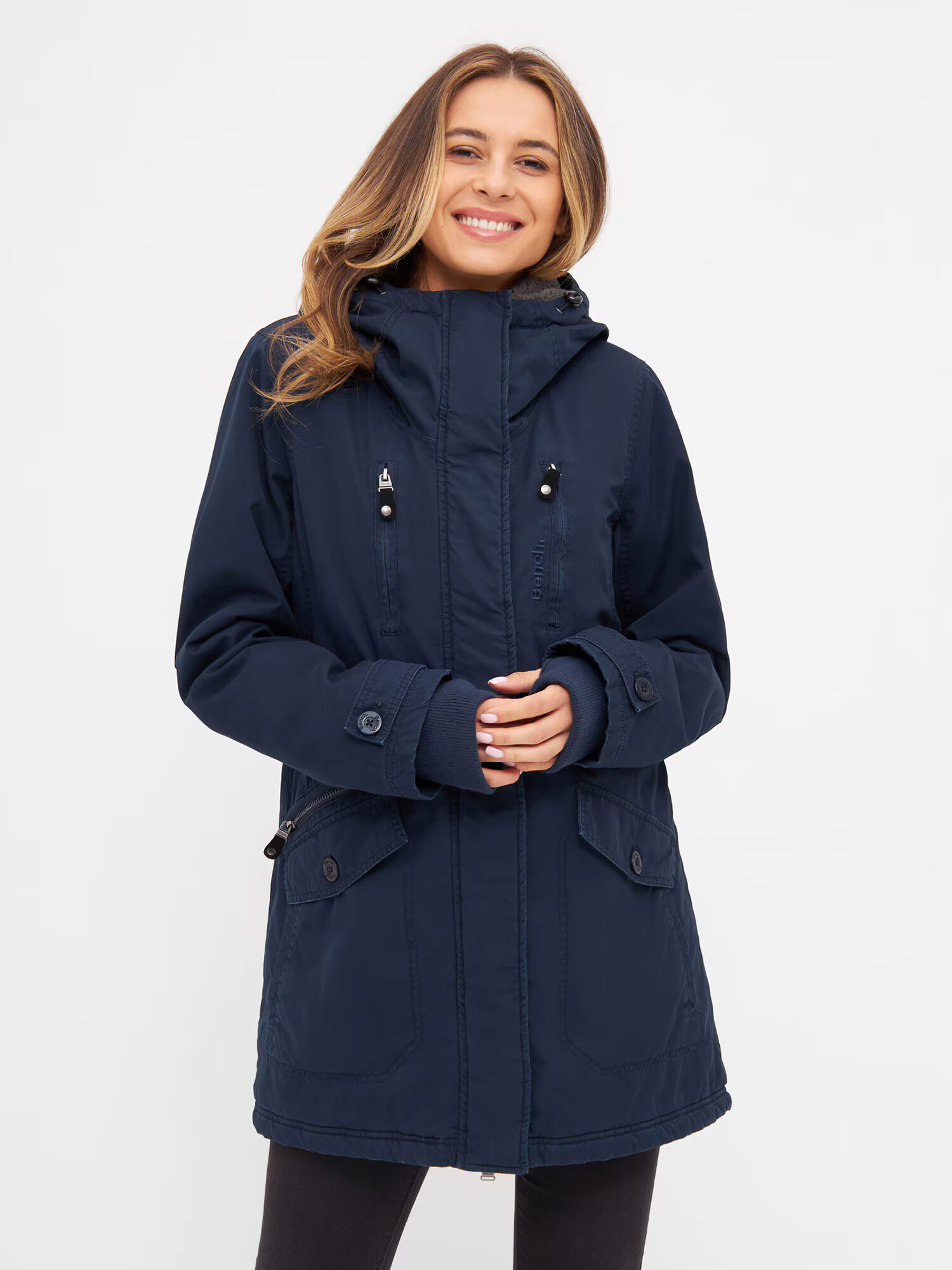 BENCH Parka de iarnă 'LAURA' bleumarin - Pled.ro