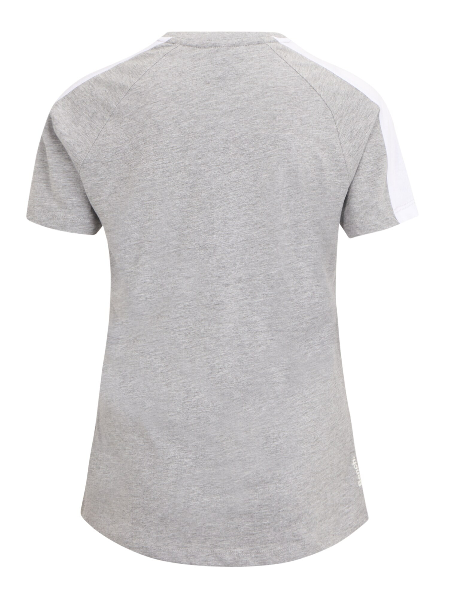 BENCH Tricou 'ALISE' gri amestecat / alb - Pled.ro