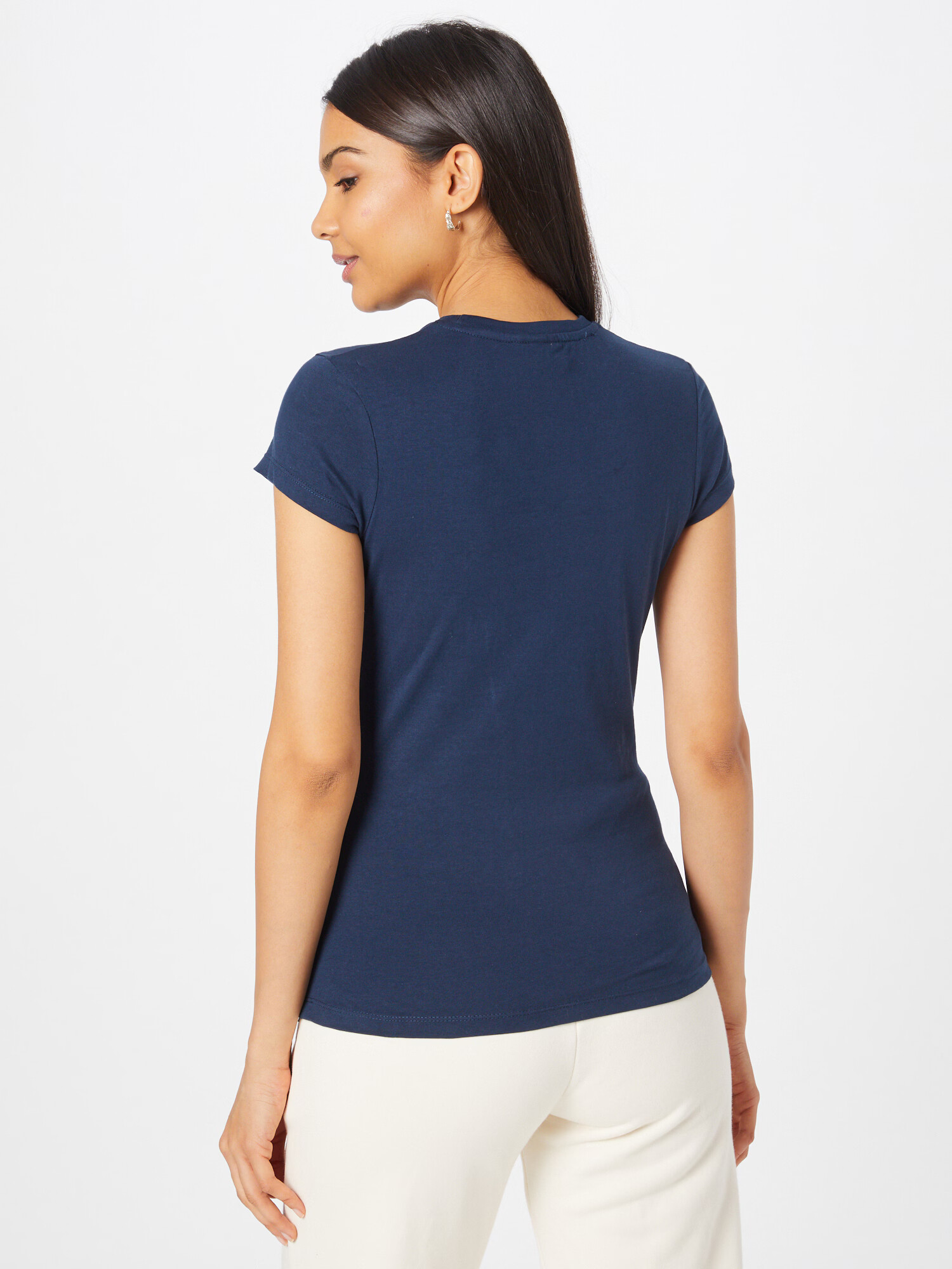 BENCH Tricou 'Leora' bleumarin / roz deschis / alb - Pled.ro